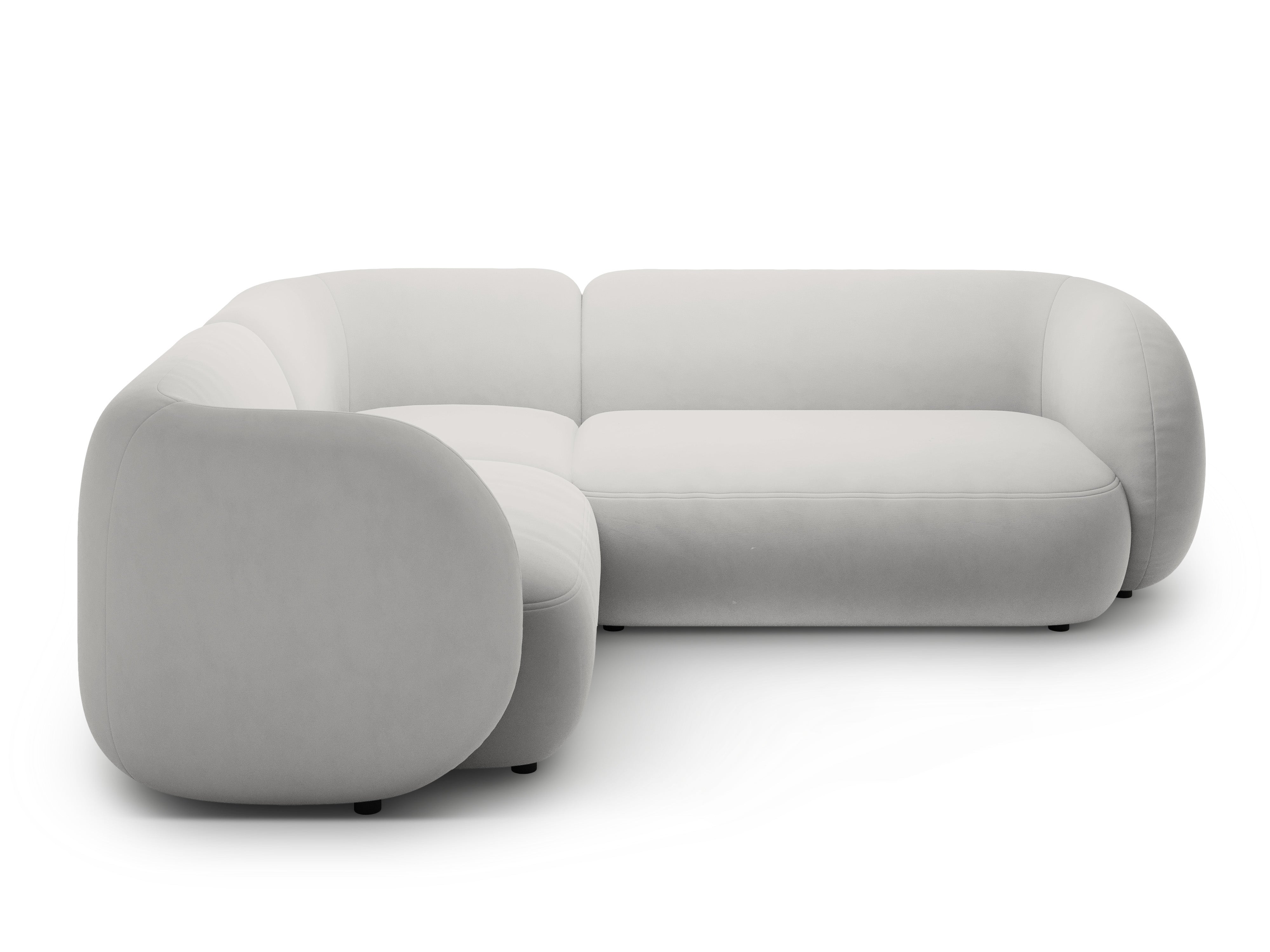 Ecksofa-Set Kate, 252x220cm, Material: Samt