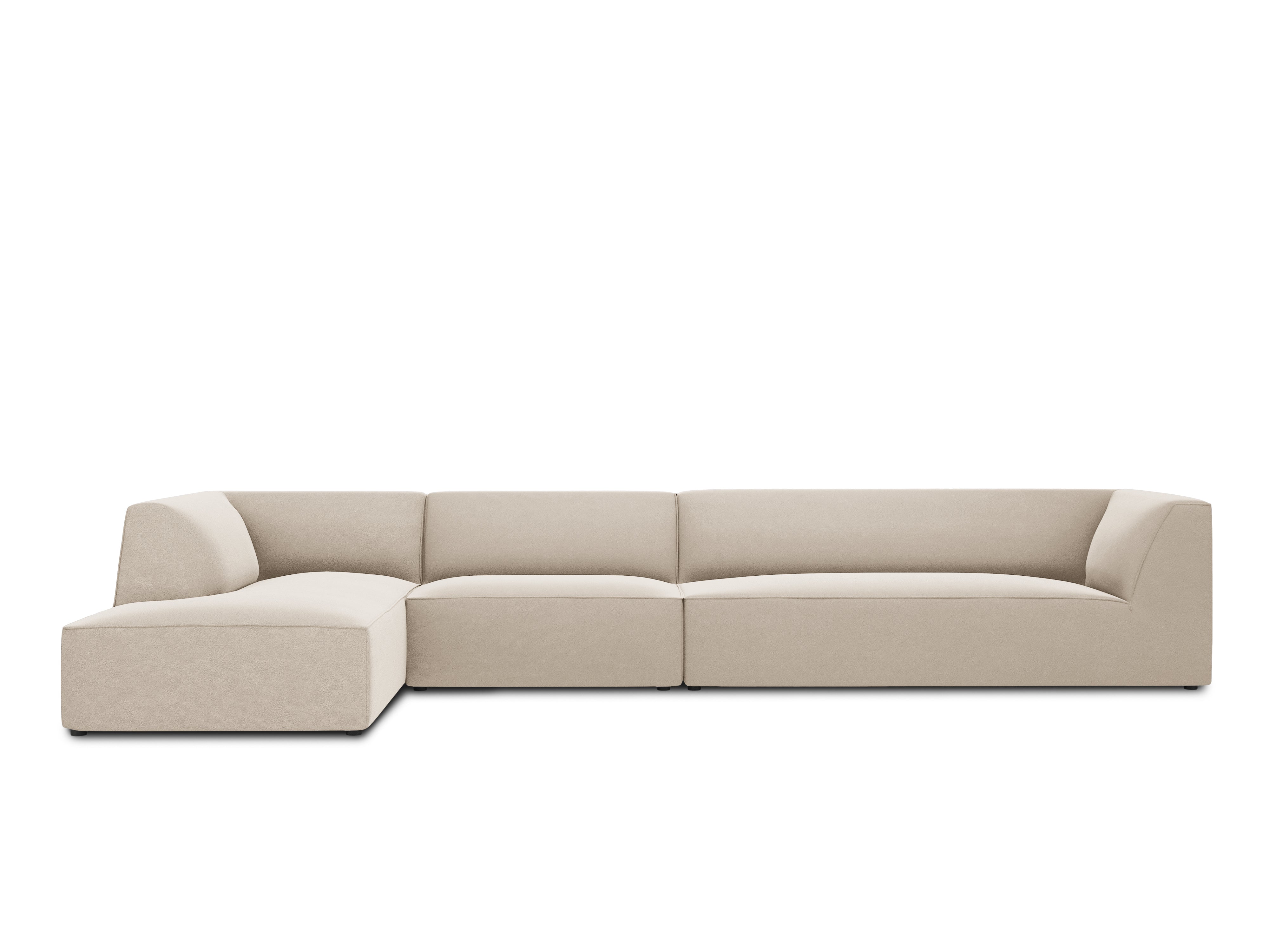 Ecksofa Ruby, 5 Sitze, 366x180cm, Material: Samt