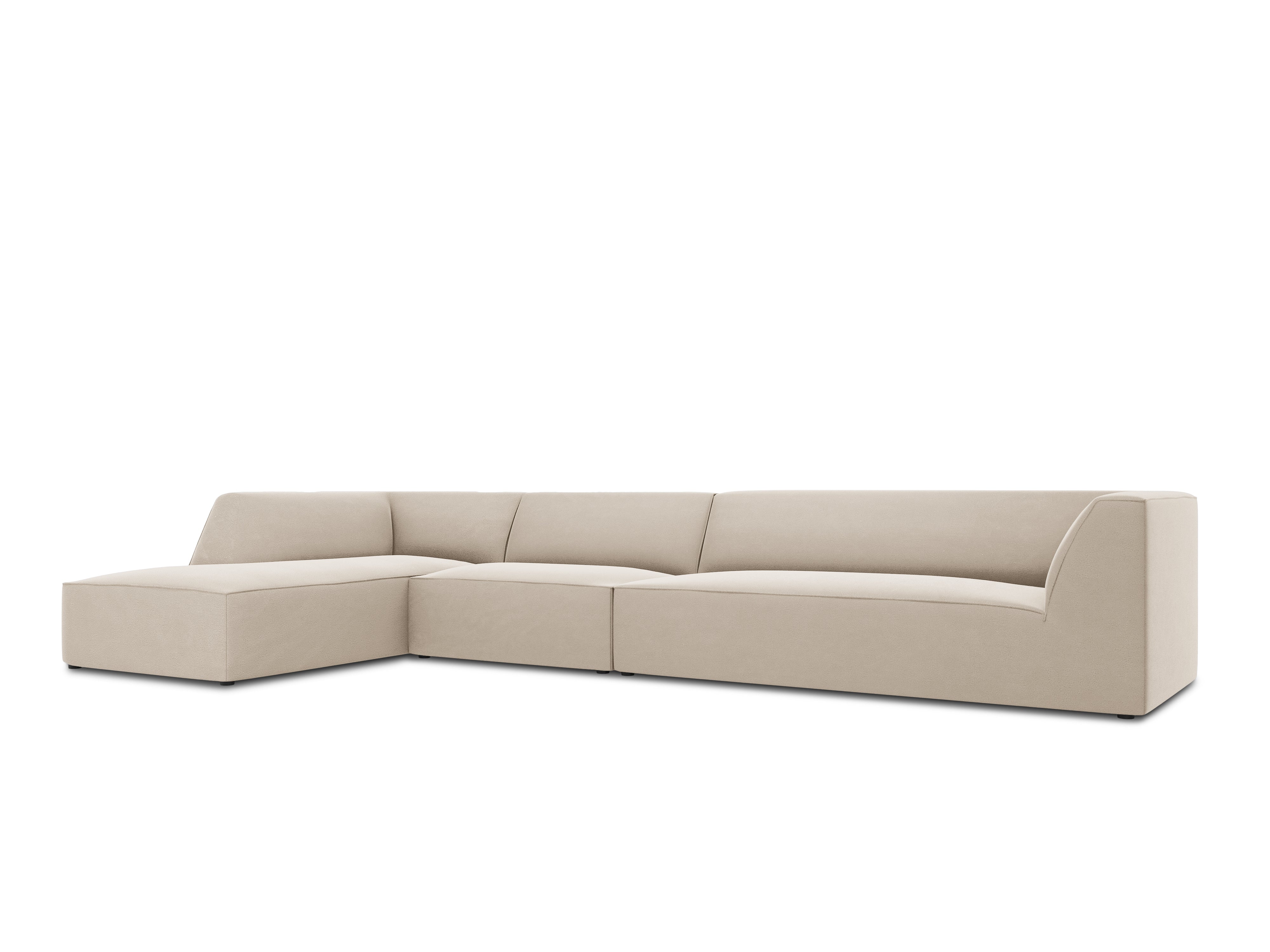 Ecksofa Ruby, 5 Sitze, 366x180cm, Material: Samt