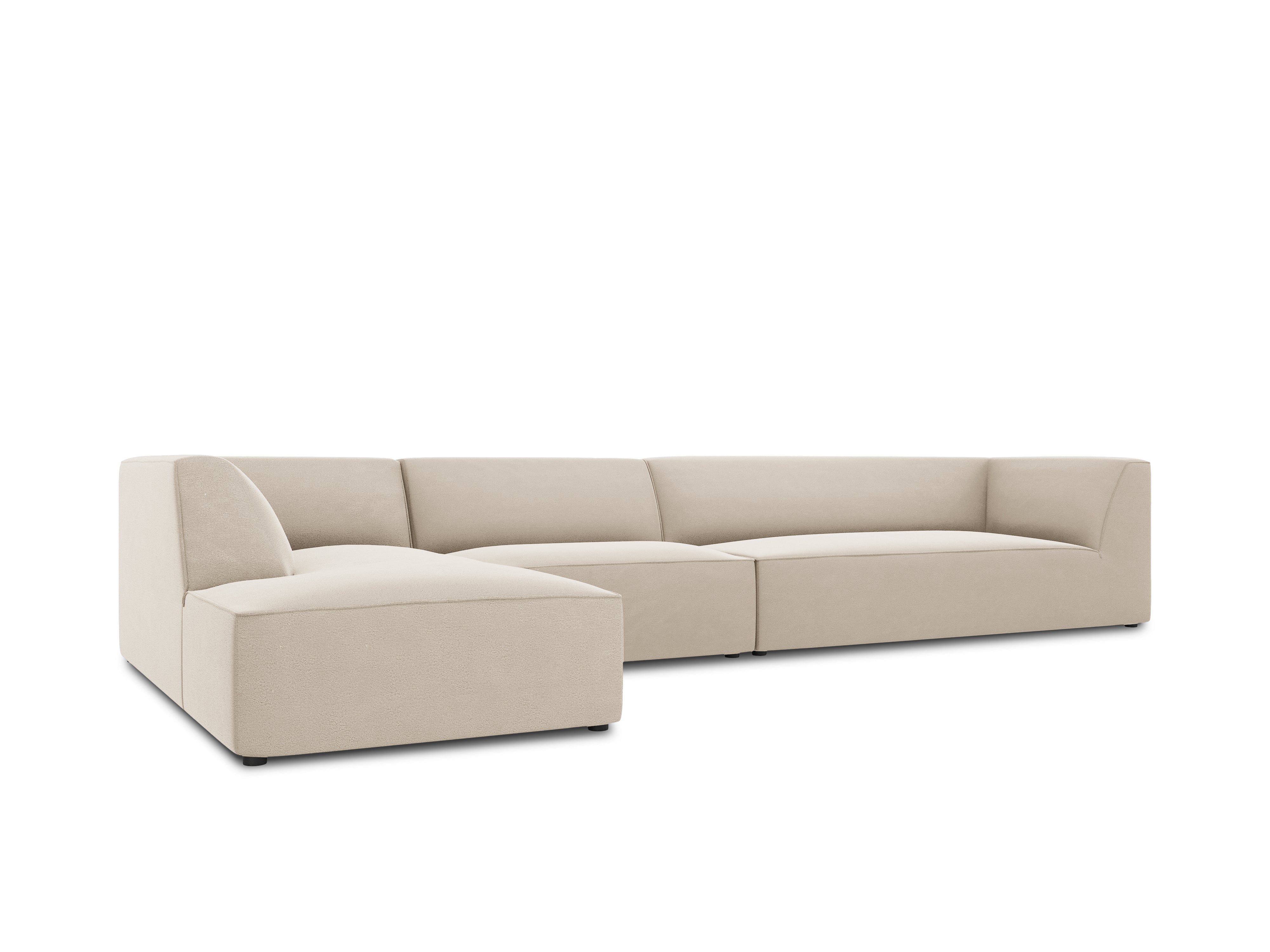 Ecksofa Ruby, 5 Sitze, 366x180cm, Material: Samt