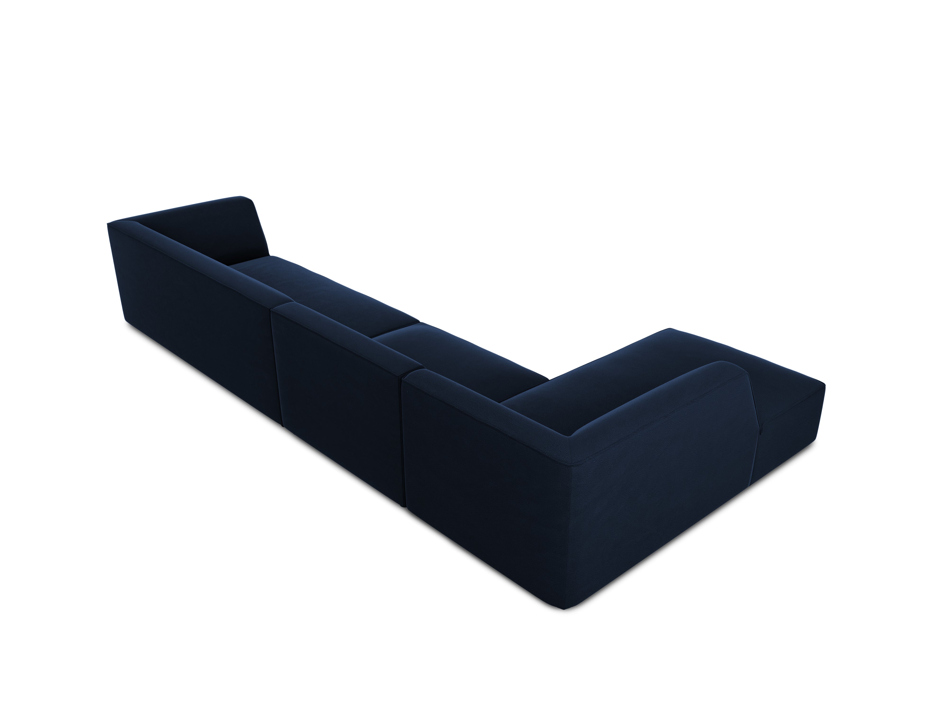 Ecksofa Ruby, 5 Sitze, 366x180cm, Material: Samt