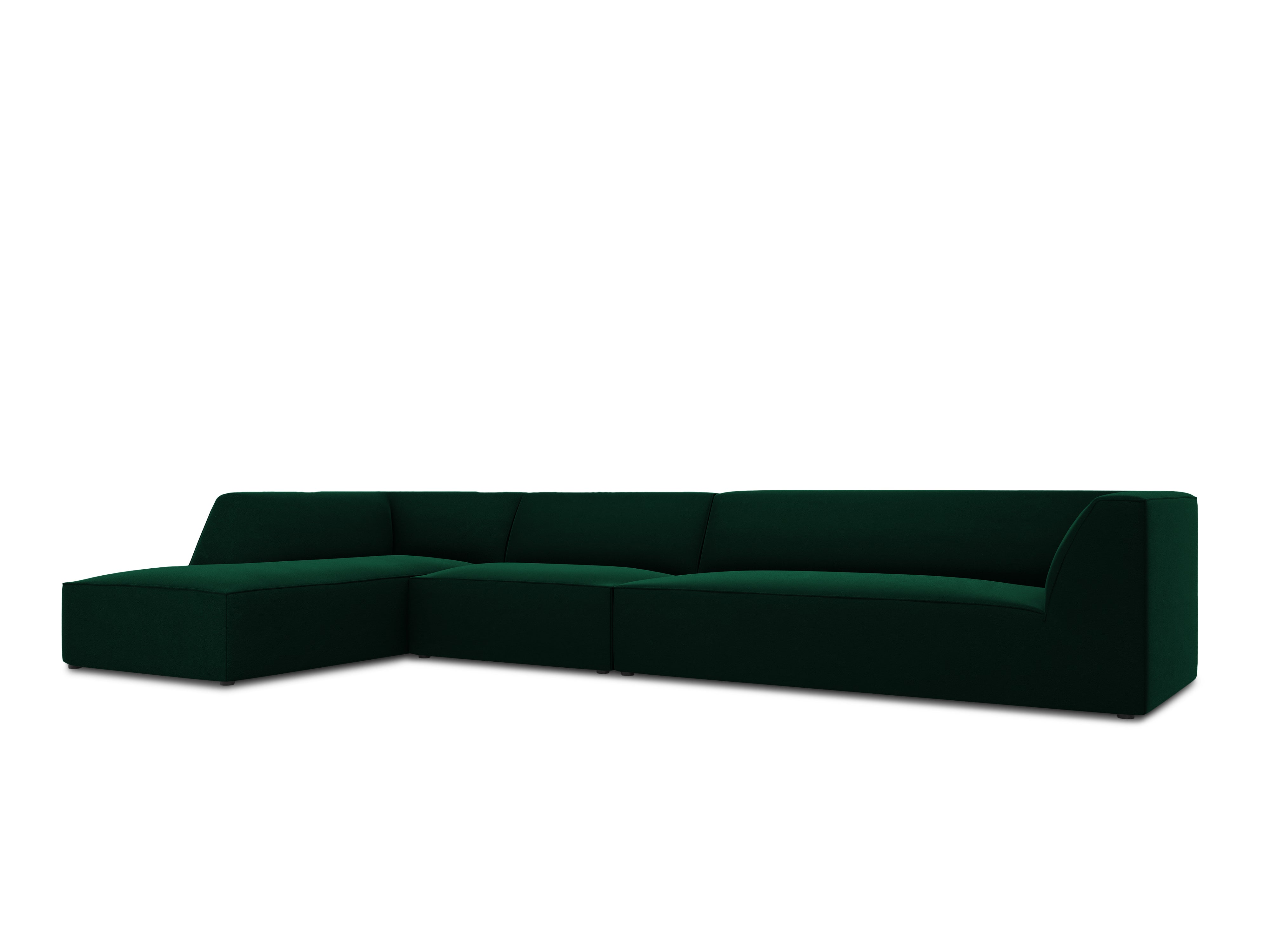 Ecksofa Ruby, 5 Sitze, 366x180cm, Material: Samt