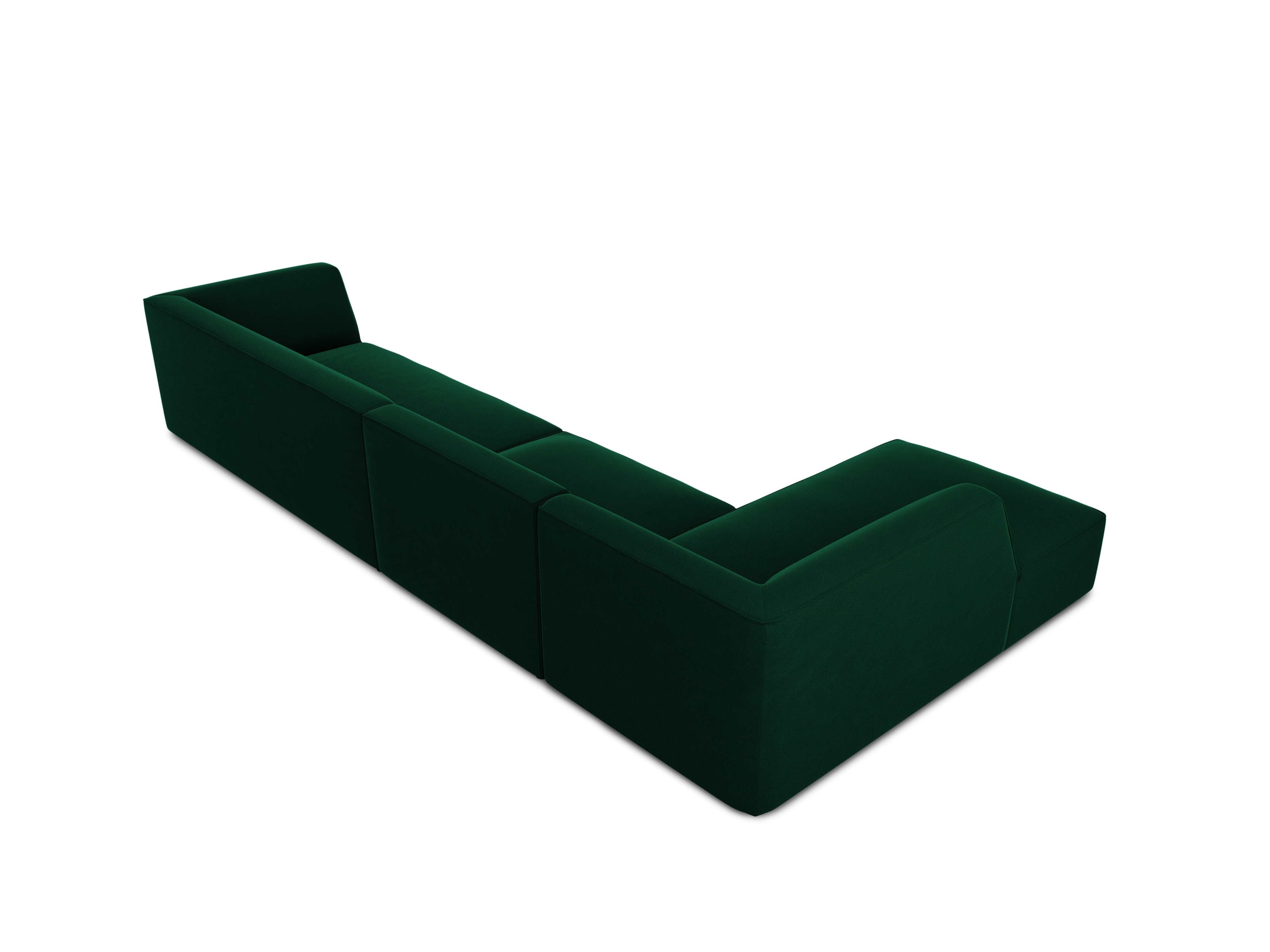 Ecksofa Ruby, 5 Sitze, 366x180cm, Material: Samt