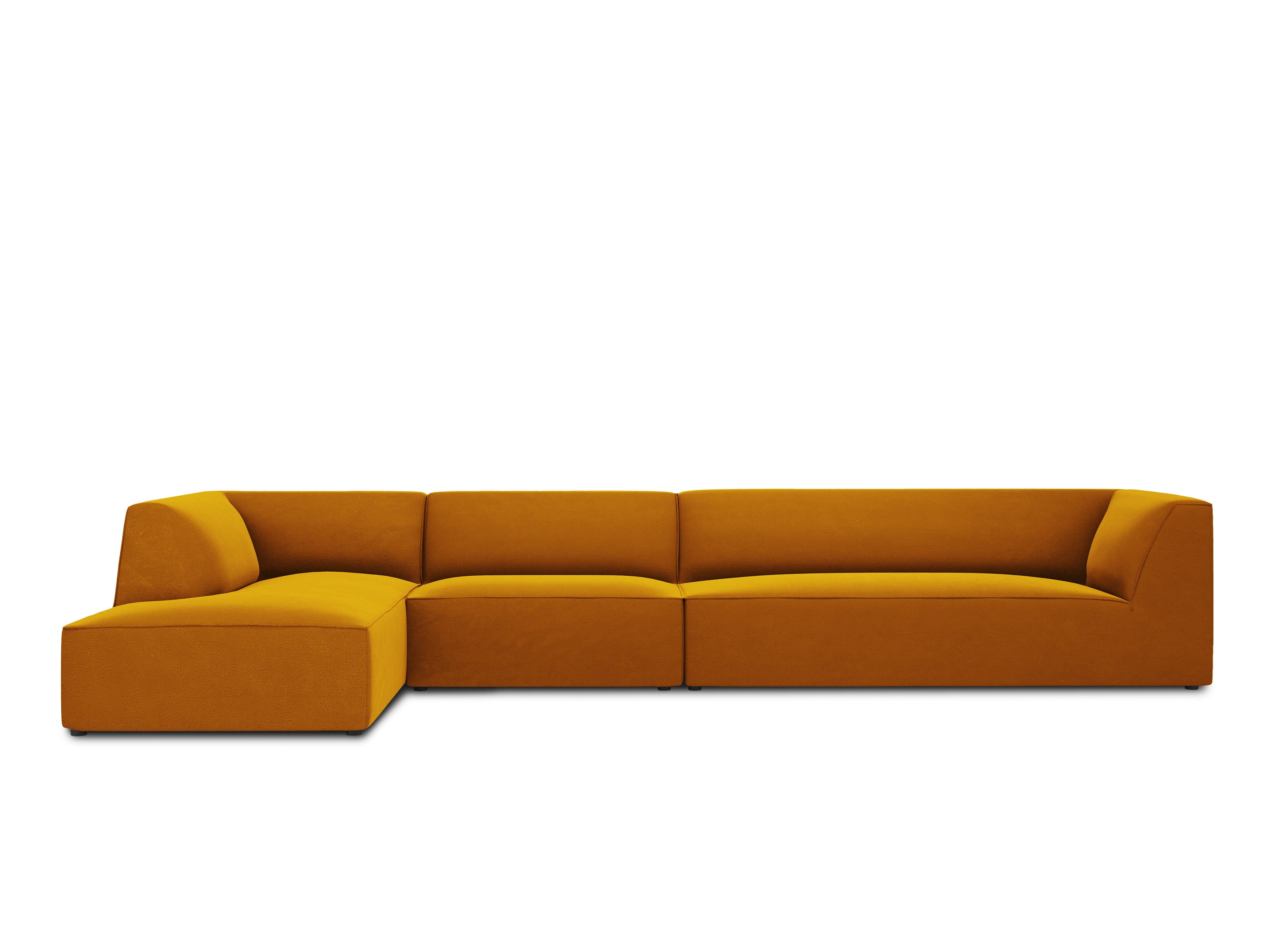 Ecksofa Ruby, 5 Sitze, 366x180cm, Material: Samt