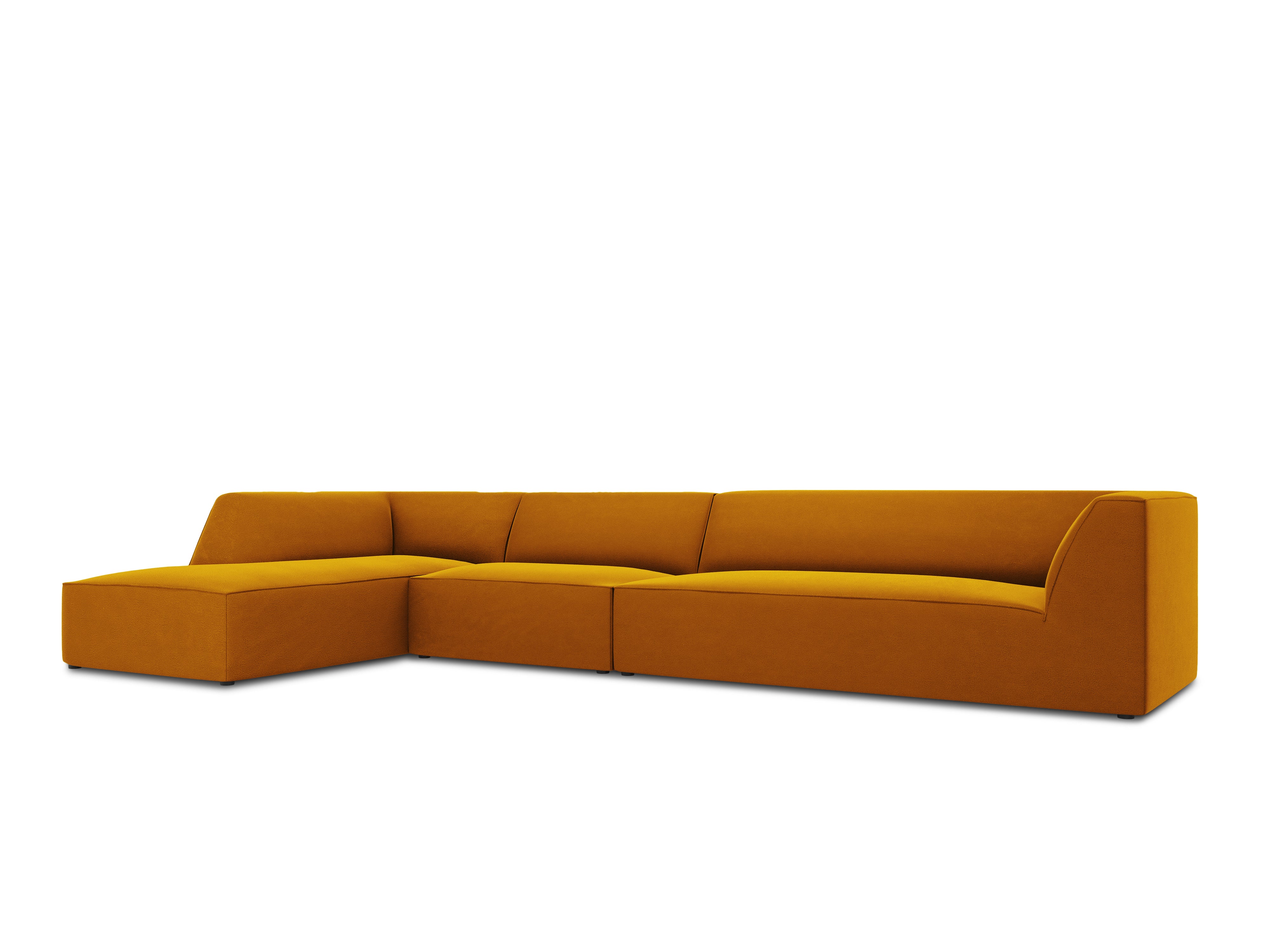 Ecksofa Ruby, 5 Sitze, 366x180cm, Material: Samt