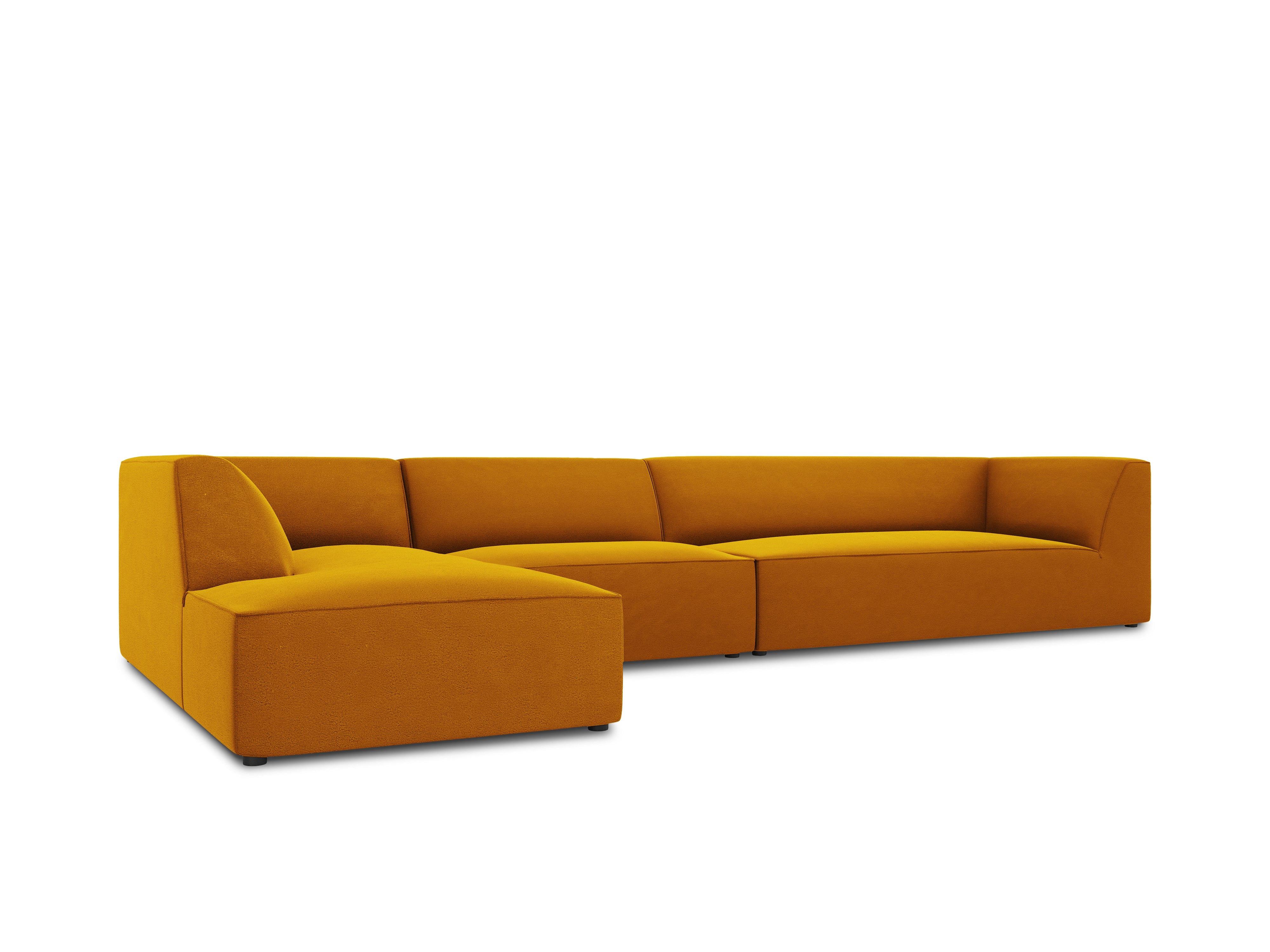 Ecksofa Ruby, 5 Sitze, 366x180cm, Material: Samt