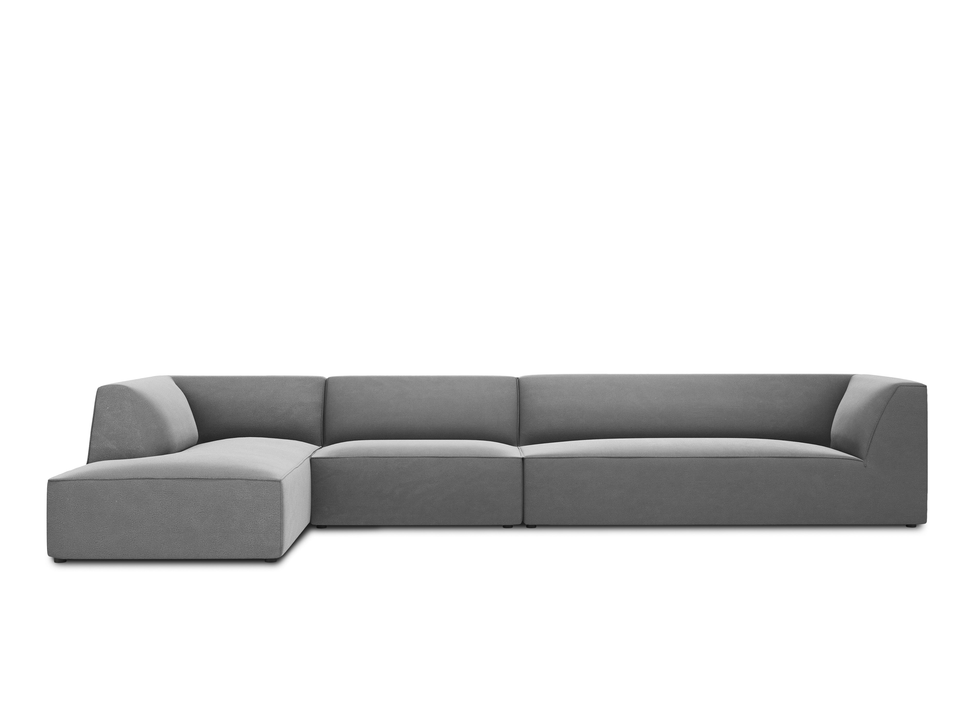 Ecksofa Ruby, 5 Sitze, 366x180cm, Material: Samt