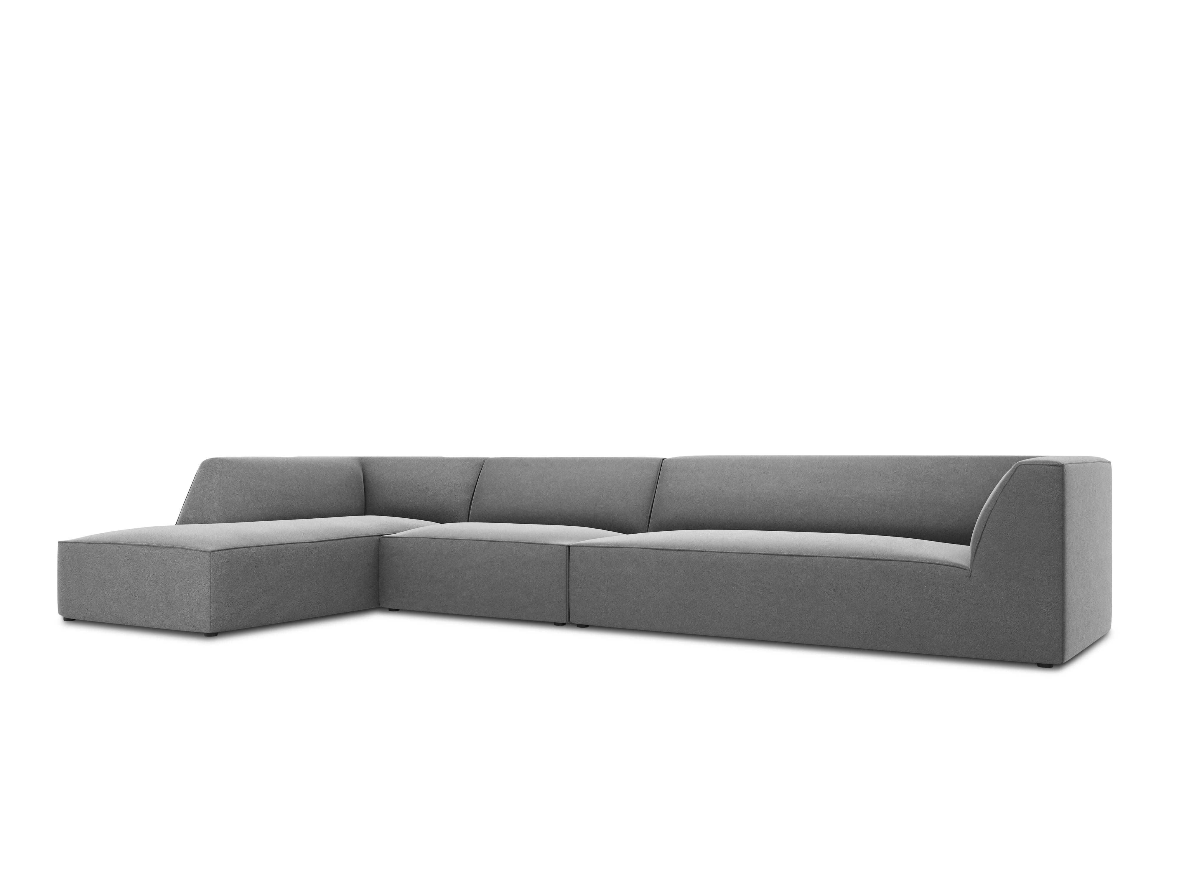 Ecksofa Ruby, 5 Sitze, 366x180cm, Material: Samt