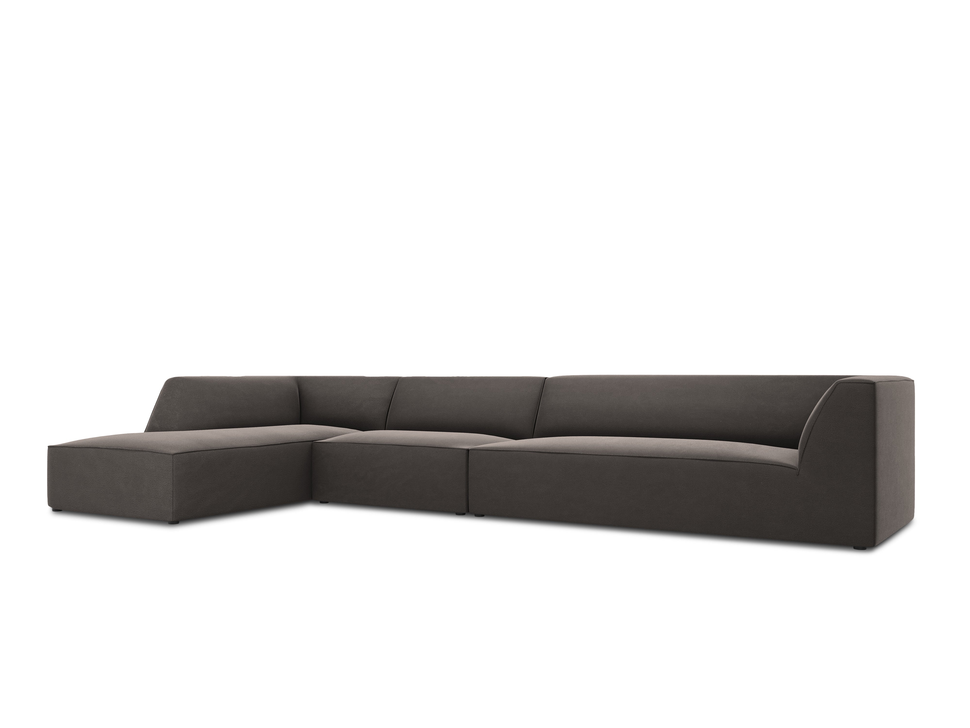 Ecksofa Ruby, 5 Sitze, 366x180cm, Material: Samt