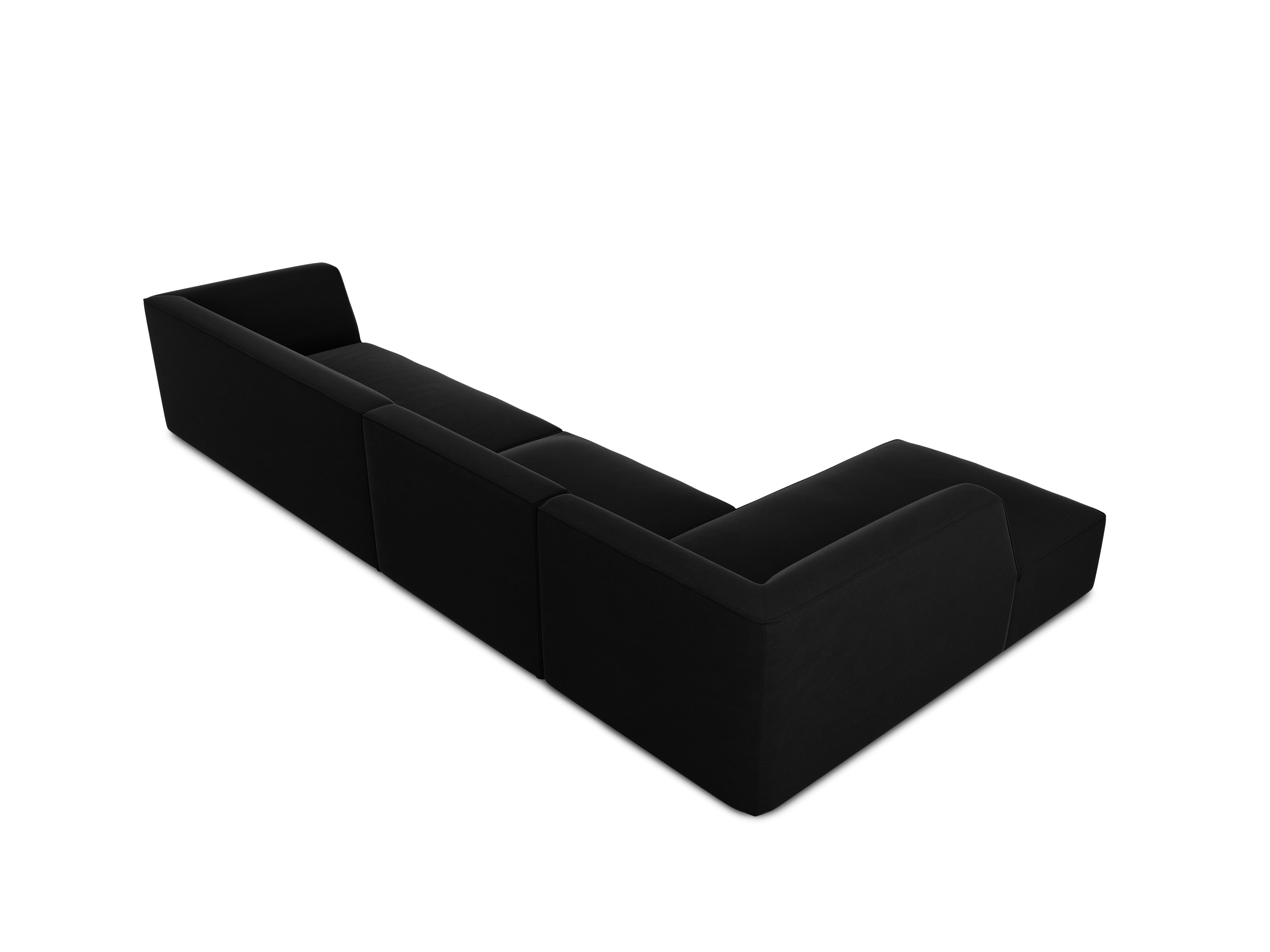 Ecksofa Ruby, 5 Sitze, 366x180cm, Material: Samt