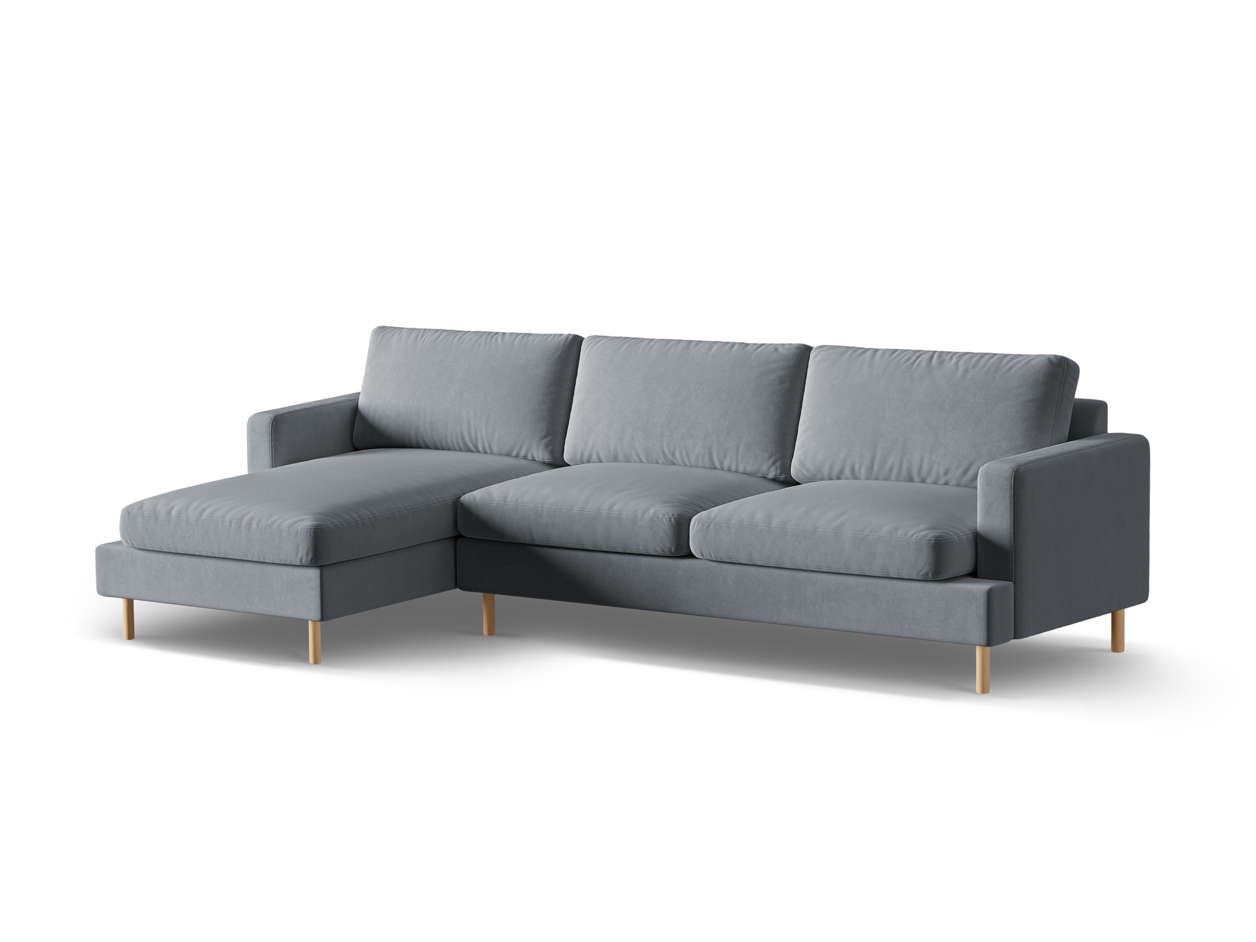 Aliya Ecksofa, 4 Sitze, 294x148cm, Material: Samt