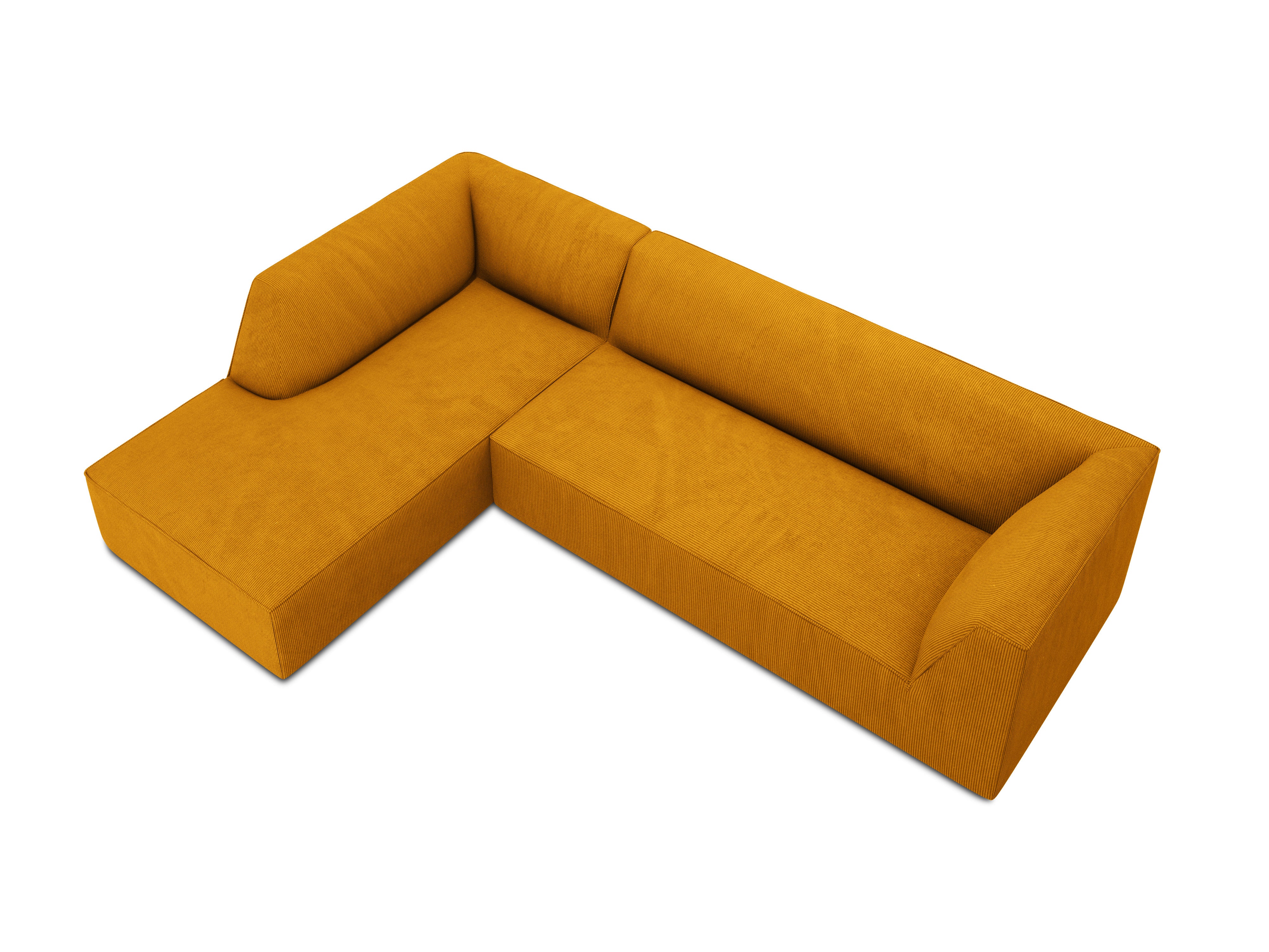 Ecksofa Ruby, 4 Sitze, 273x180cm, Material: Cord