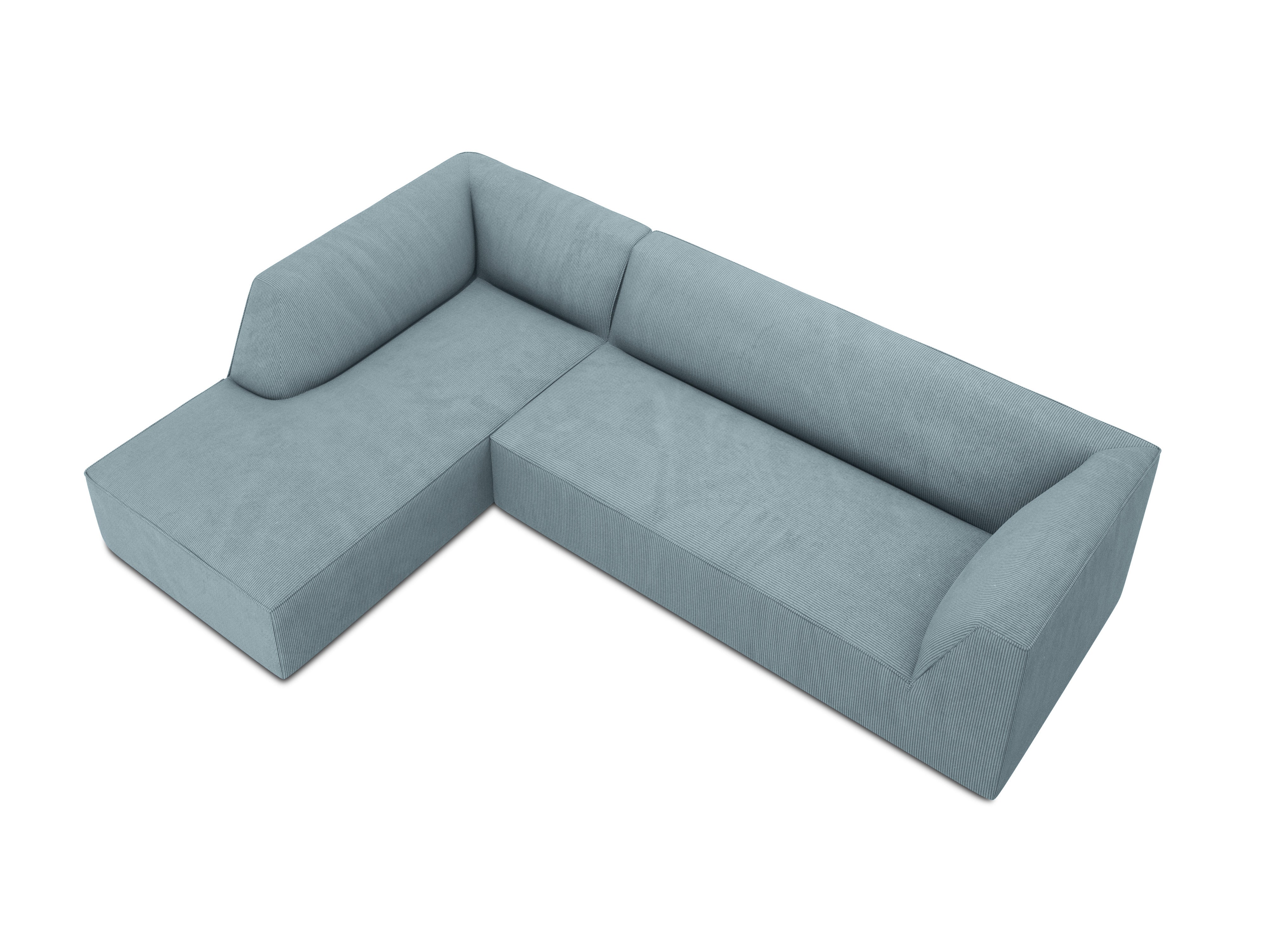 Ecksofa Ruby, 4 Sitze, 273x180cm, Material: Cord