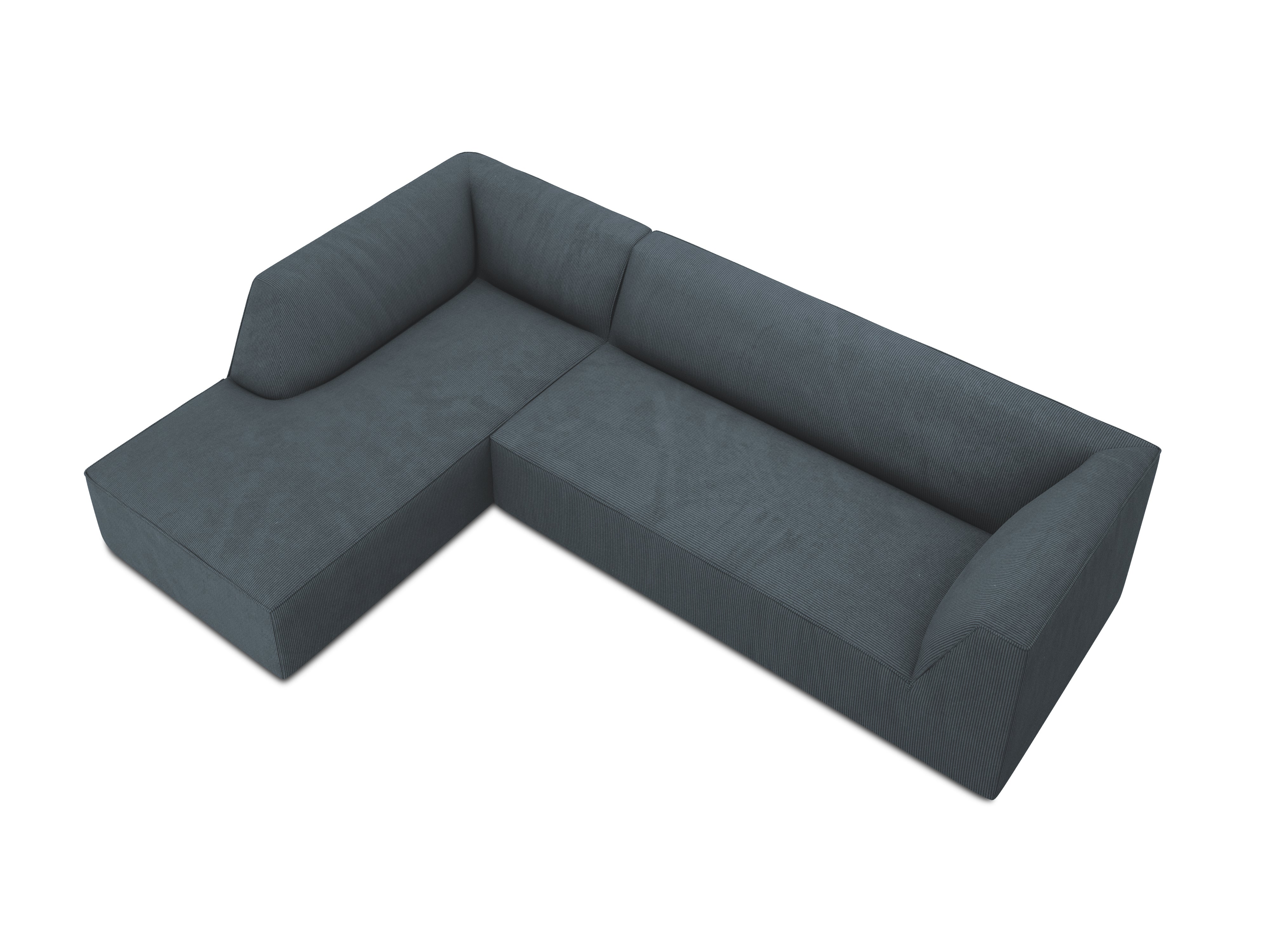 Ecksofa Ruby, 4 Sitze, 273x180cm, Material: Cord