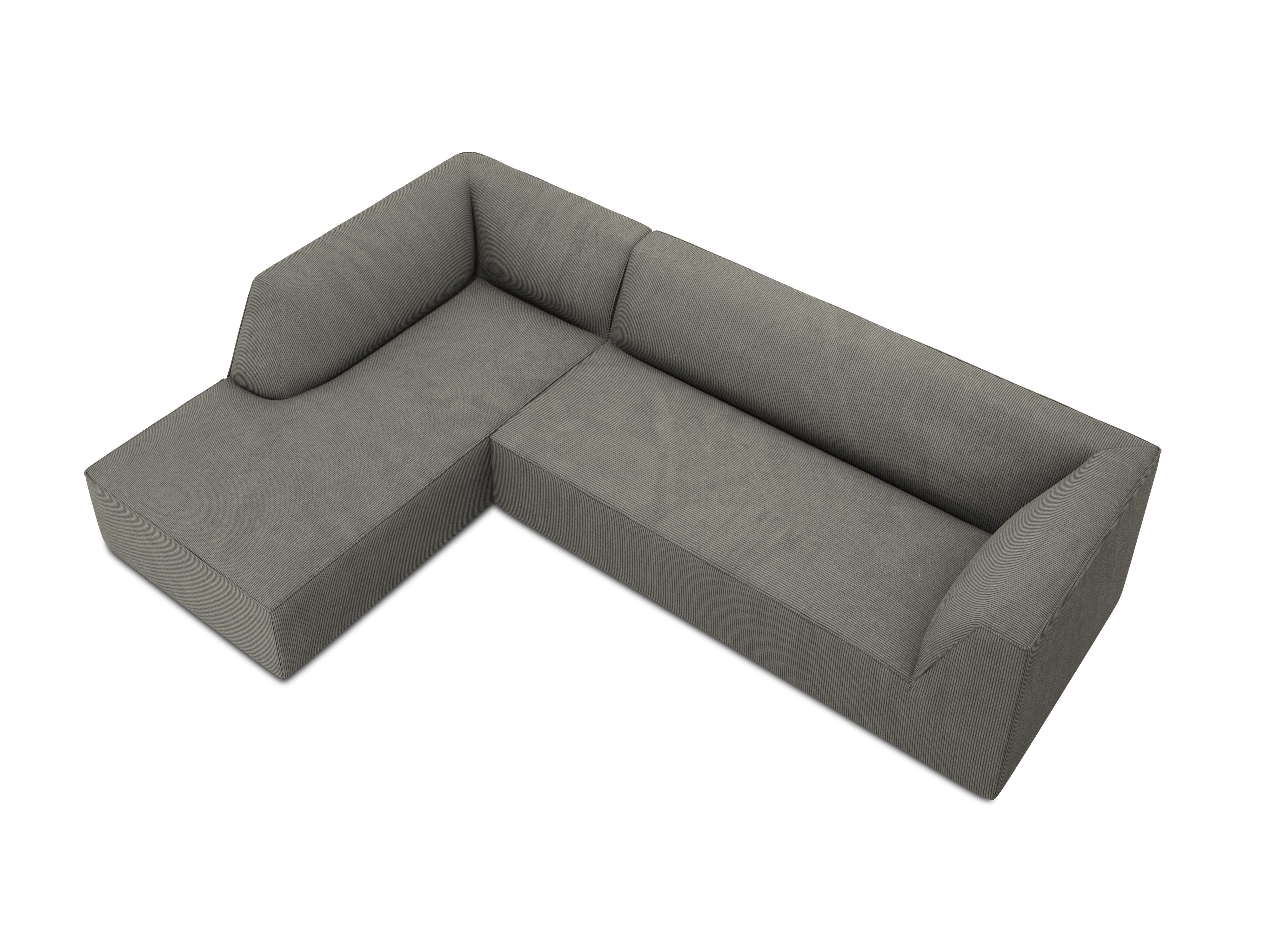 Ecksofa Ruby, 4 Sitze, 273x180cm, Material: Cord