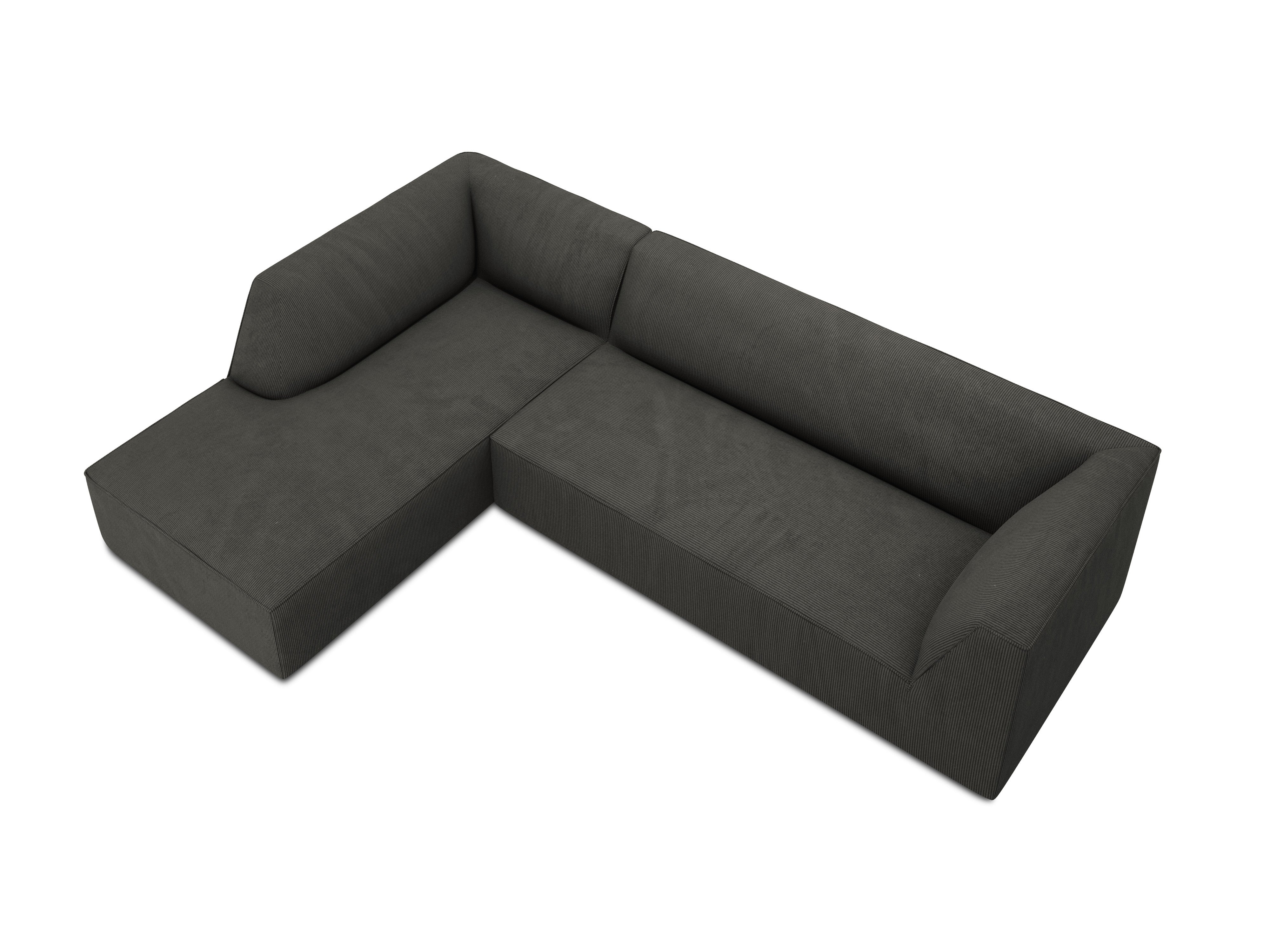 Ecksofa Ruby, 4 Sitze, 273x180cm, Material: Cord
