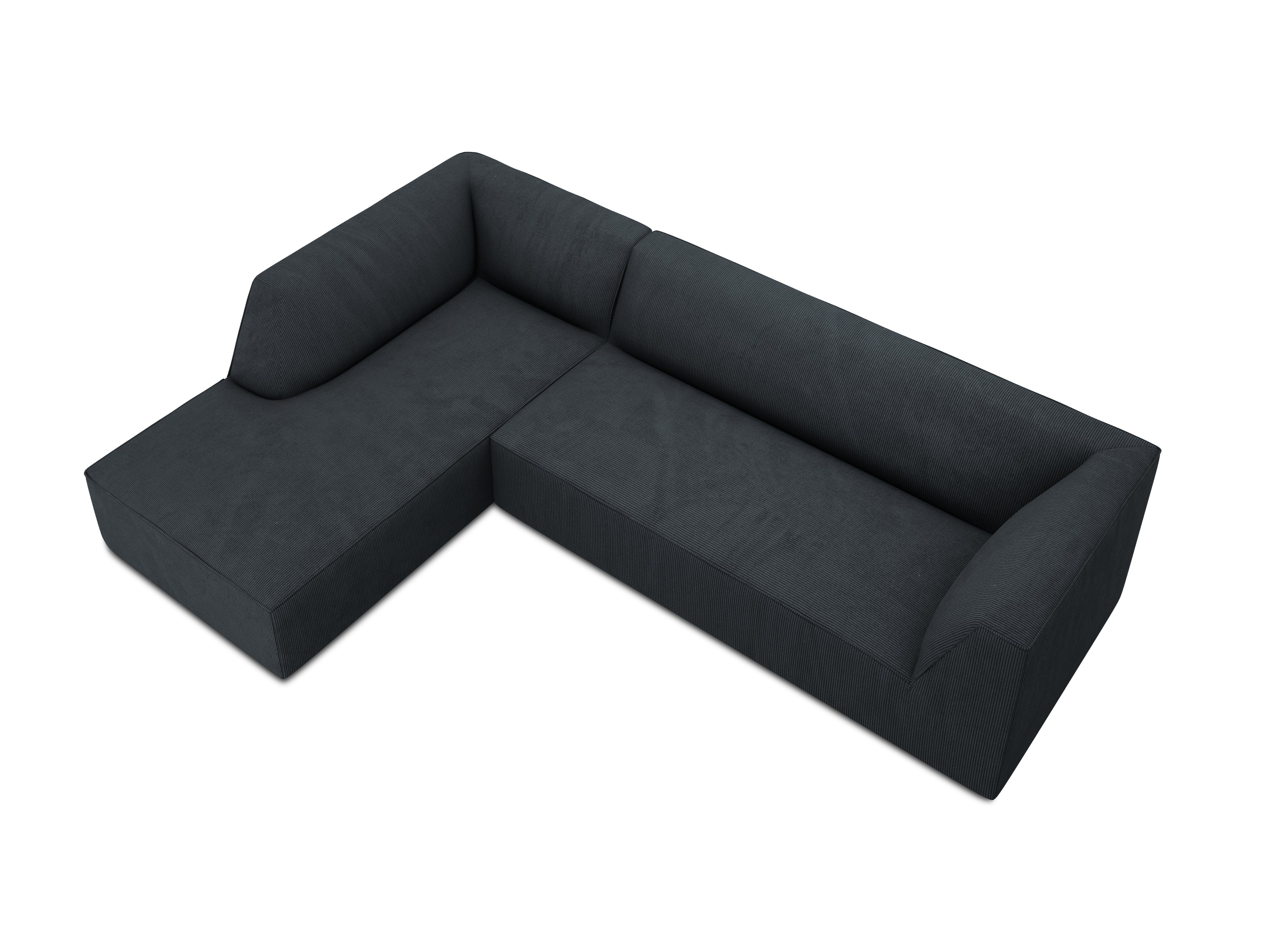 Ecksofa Ruby, 4 Sitze, 273x180cm, Material: Cord