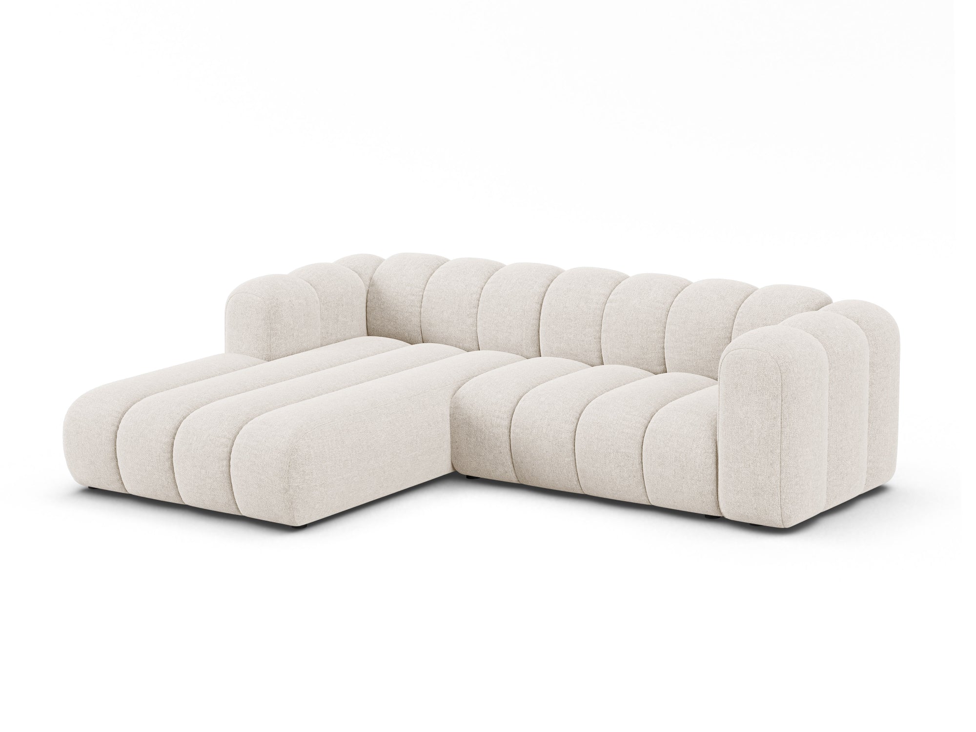 Ecksofa Lupine 260x177cm, Material: Chenille Eden