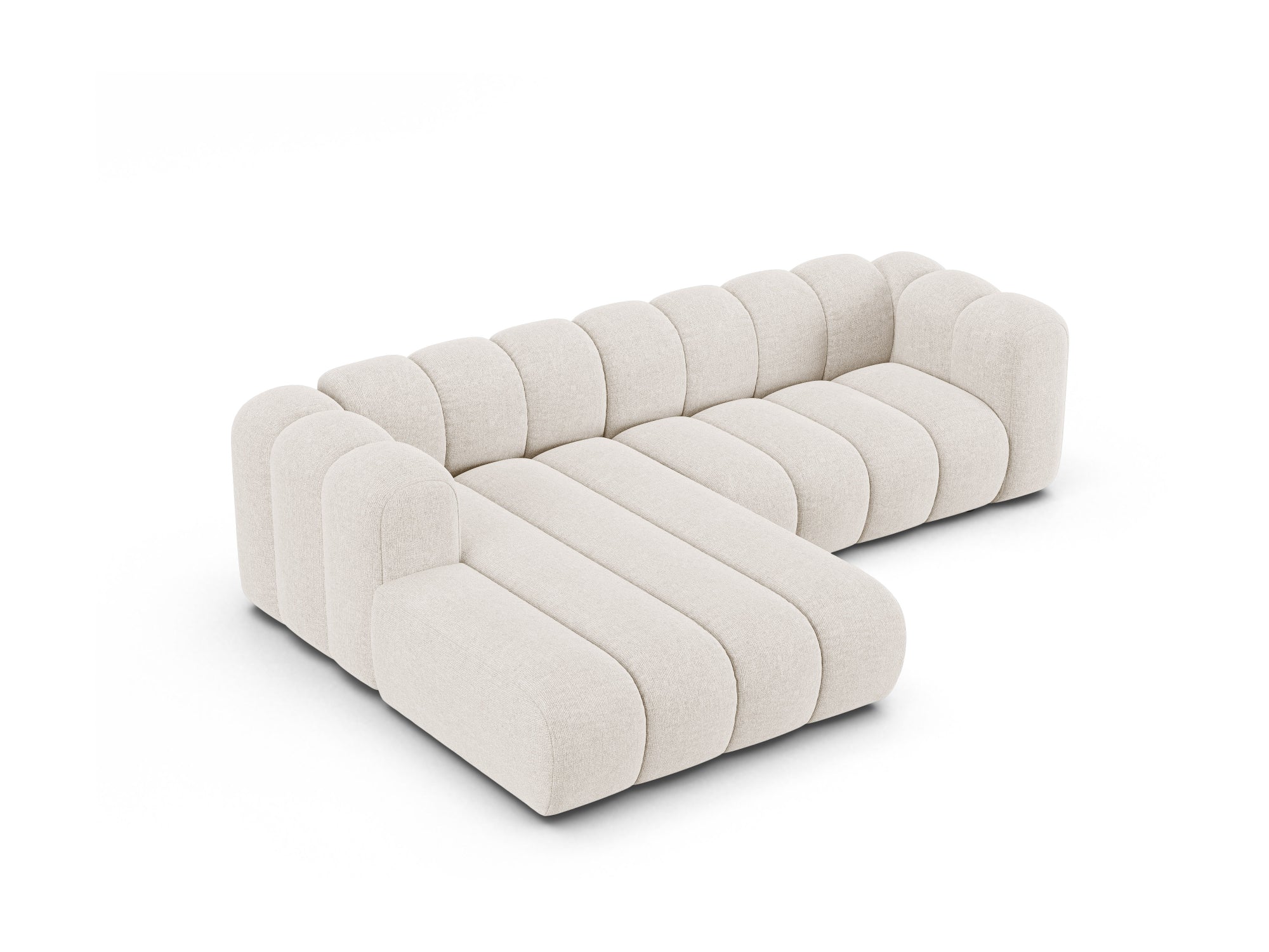 Ecksofa Lupine 260x177cm, Material: Chenille Eden