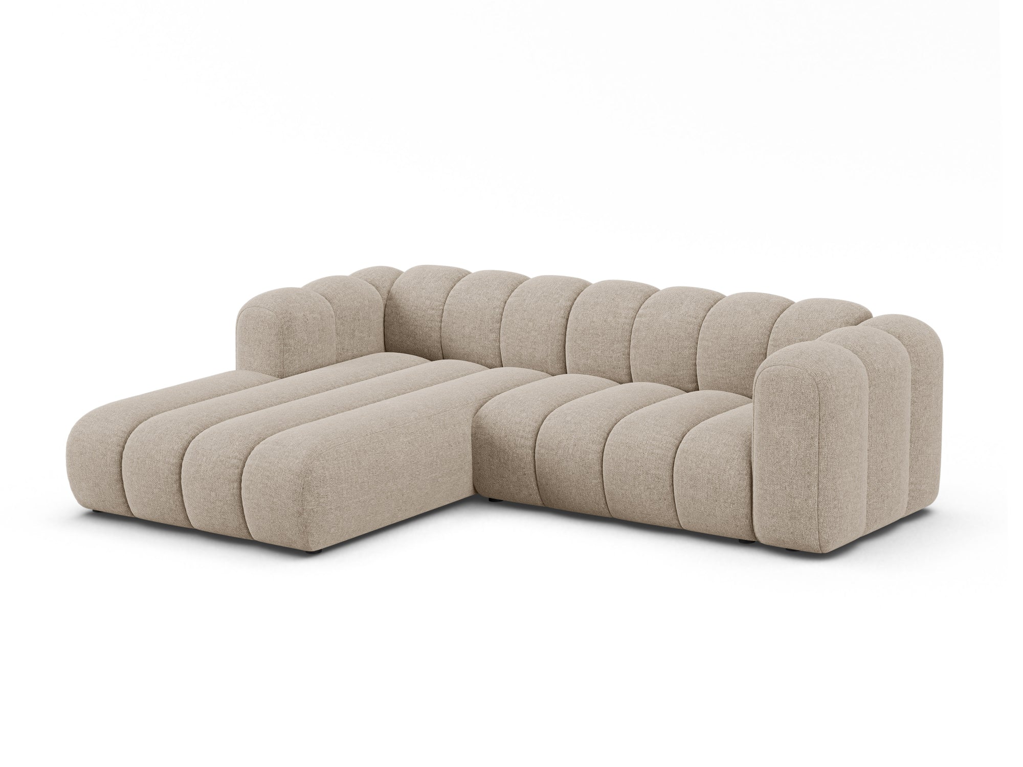Ecksofa Lupine 260x177cm, Material: Chenille Eden
