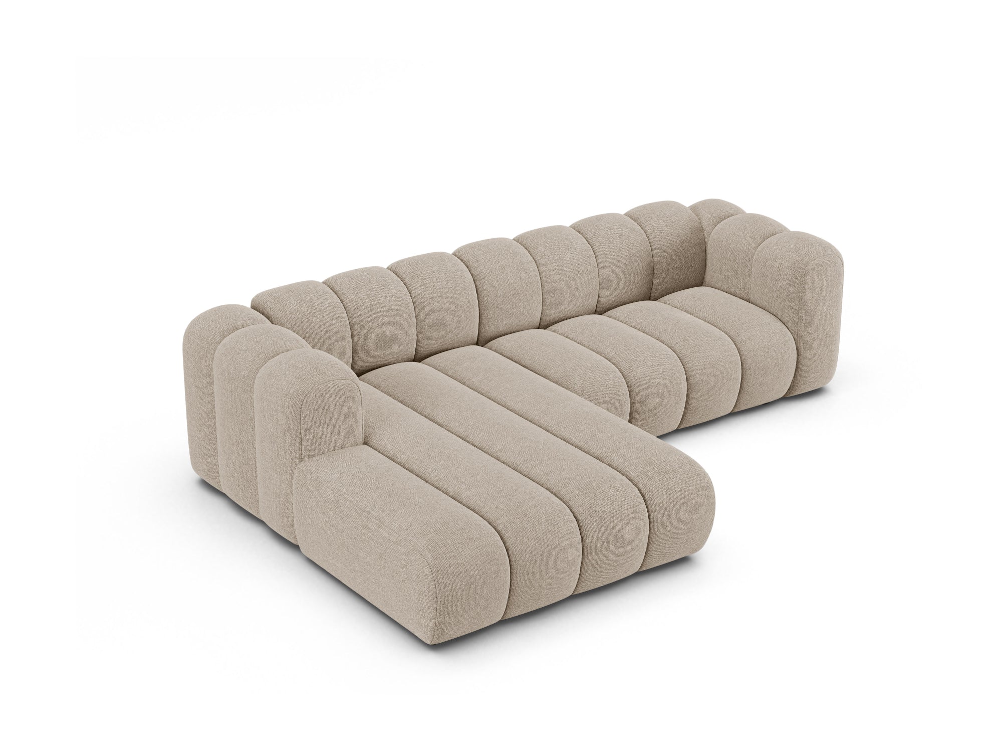 Ecksofa Lupine 260x177cm, Material: Chenille Eden