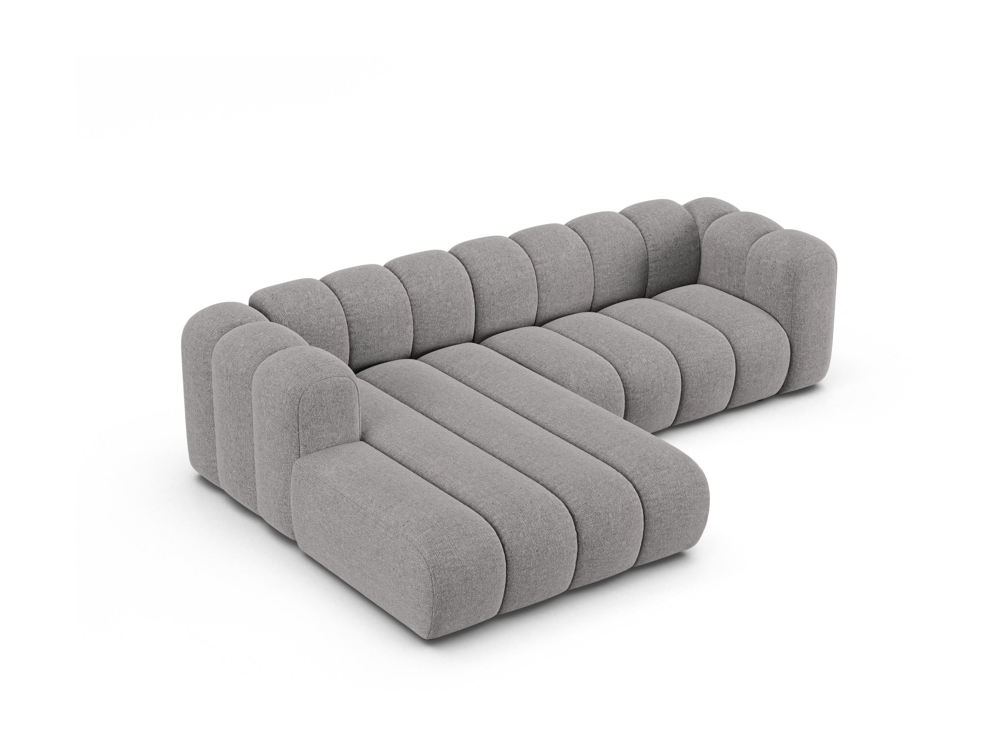 Ecksofa Lupine 260x177cm, Material: Chenille Eden