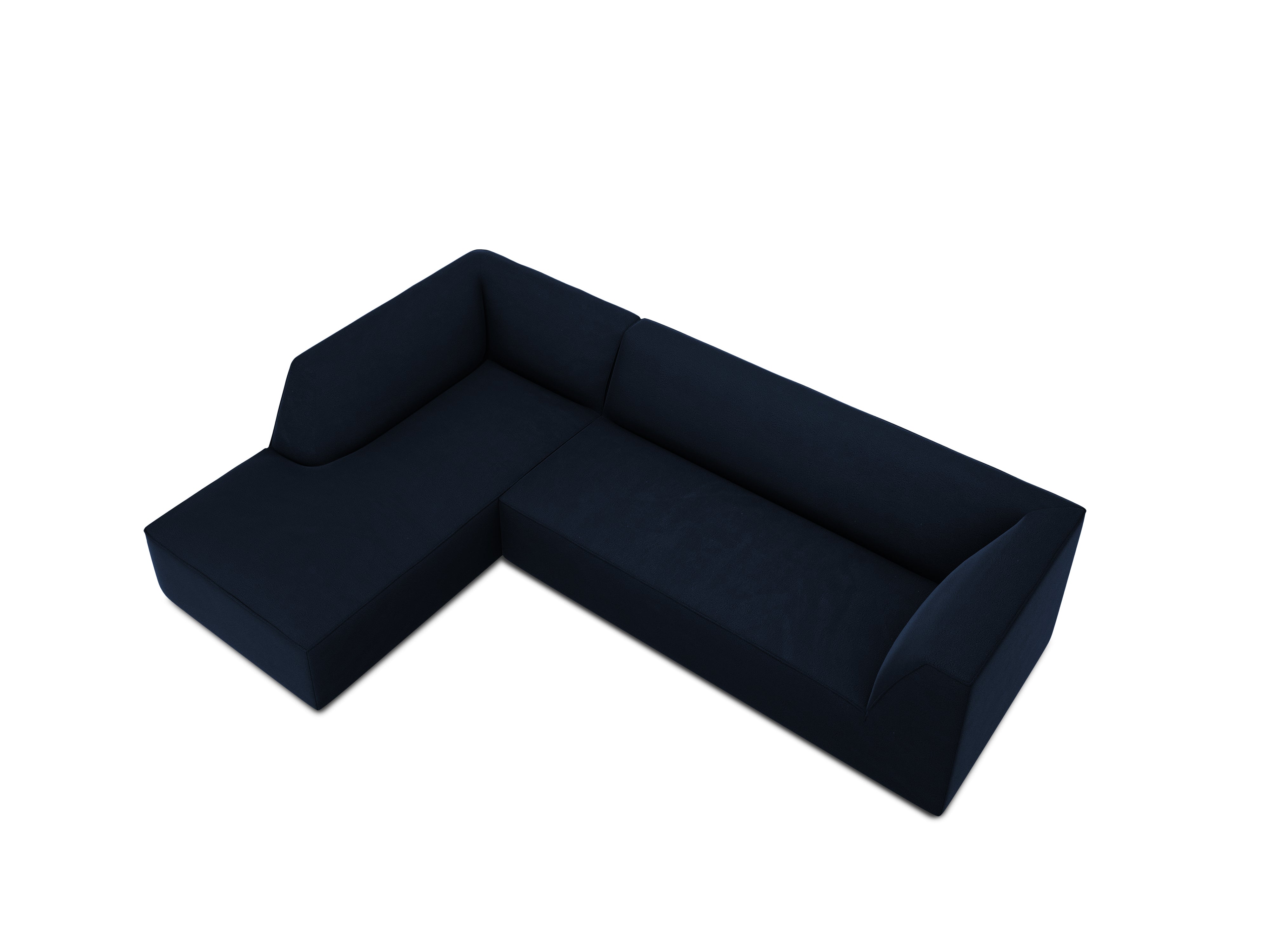 Ecksofa Ruby, 4 Sitze, 273x180cm, Material: Samt