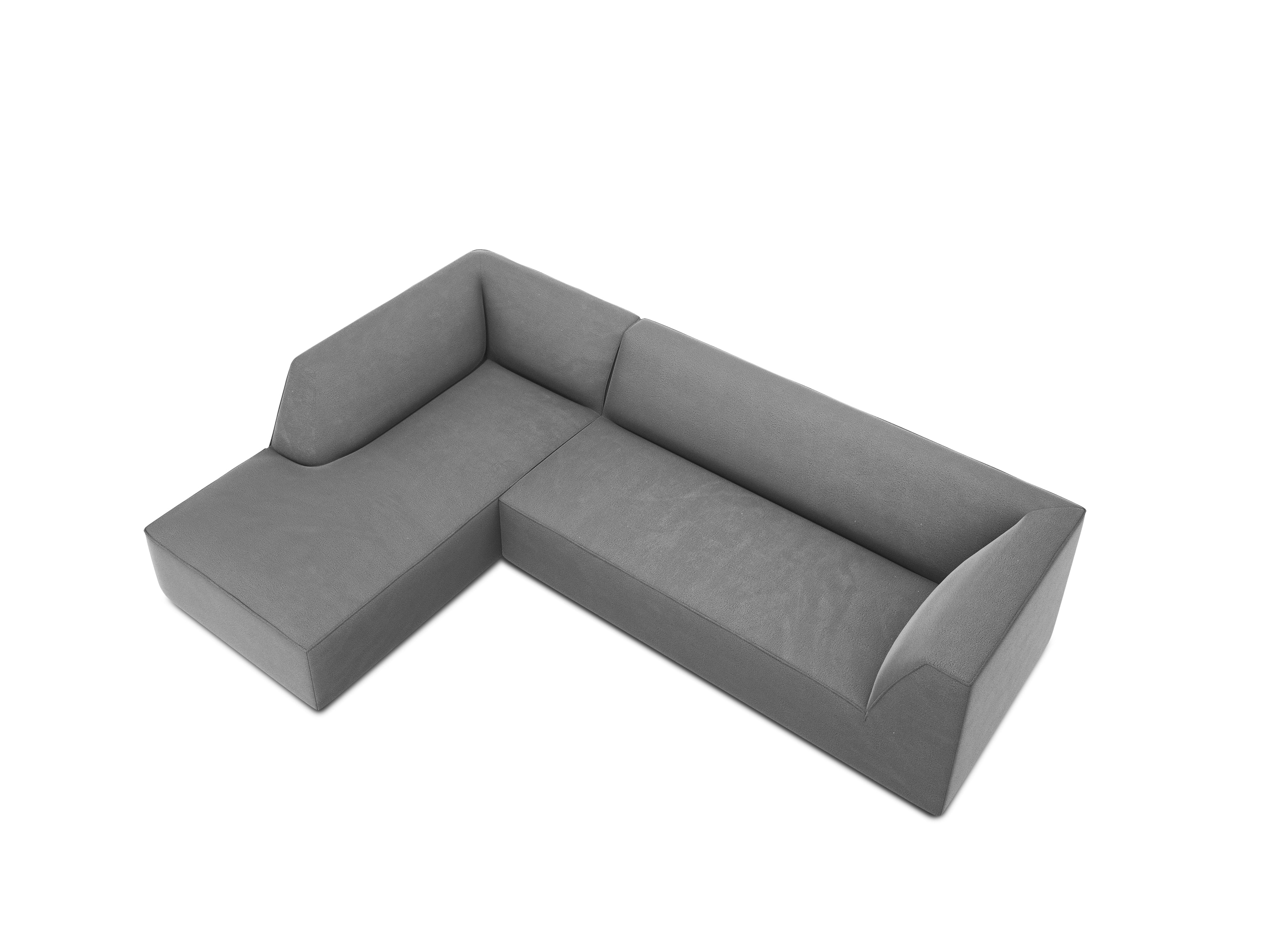 Ecksofa Ruby, 4 Sitze, 273x180cm, Material: Samt
