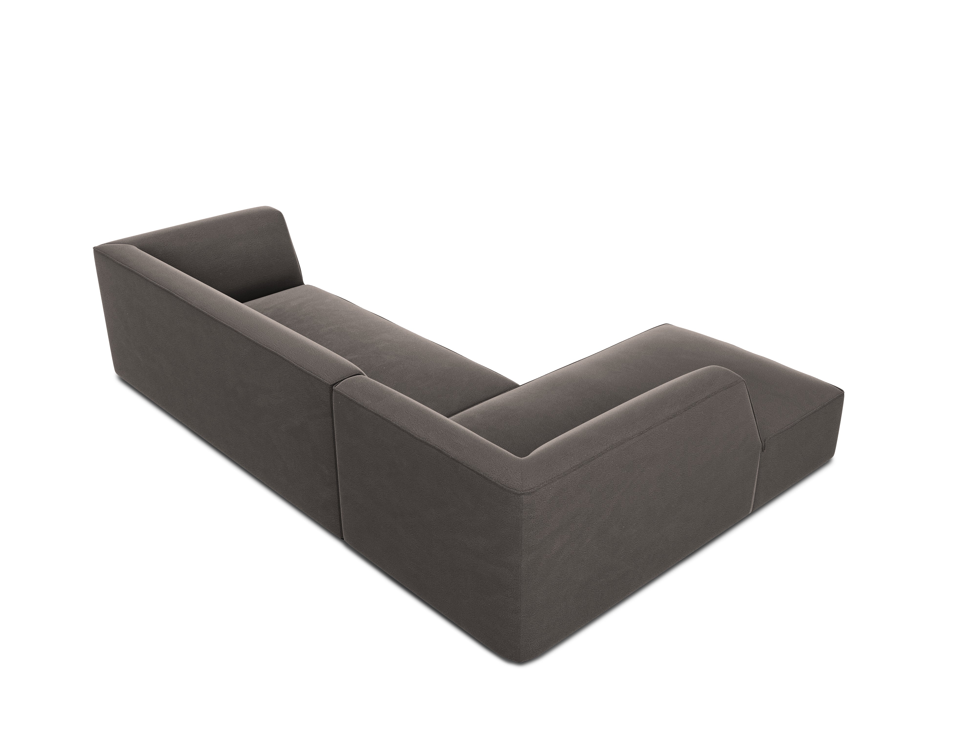 Ecksofa Ruby, 4 Sitze, 273x180cm, Material: Samt