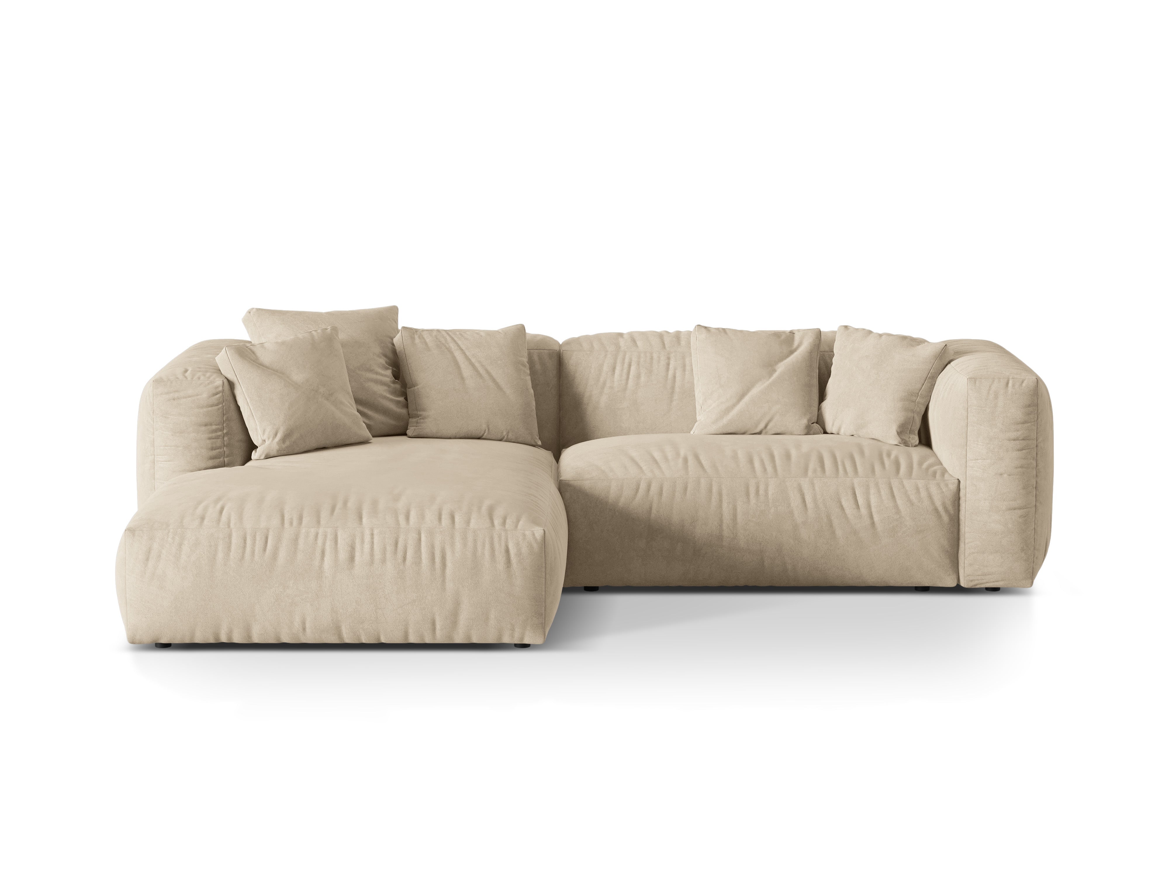 Ecksofa Martina, 280x176cm, Material: Samt