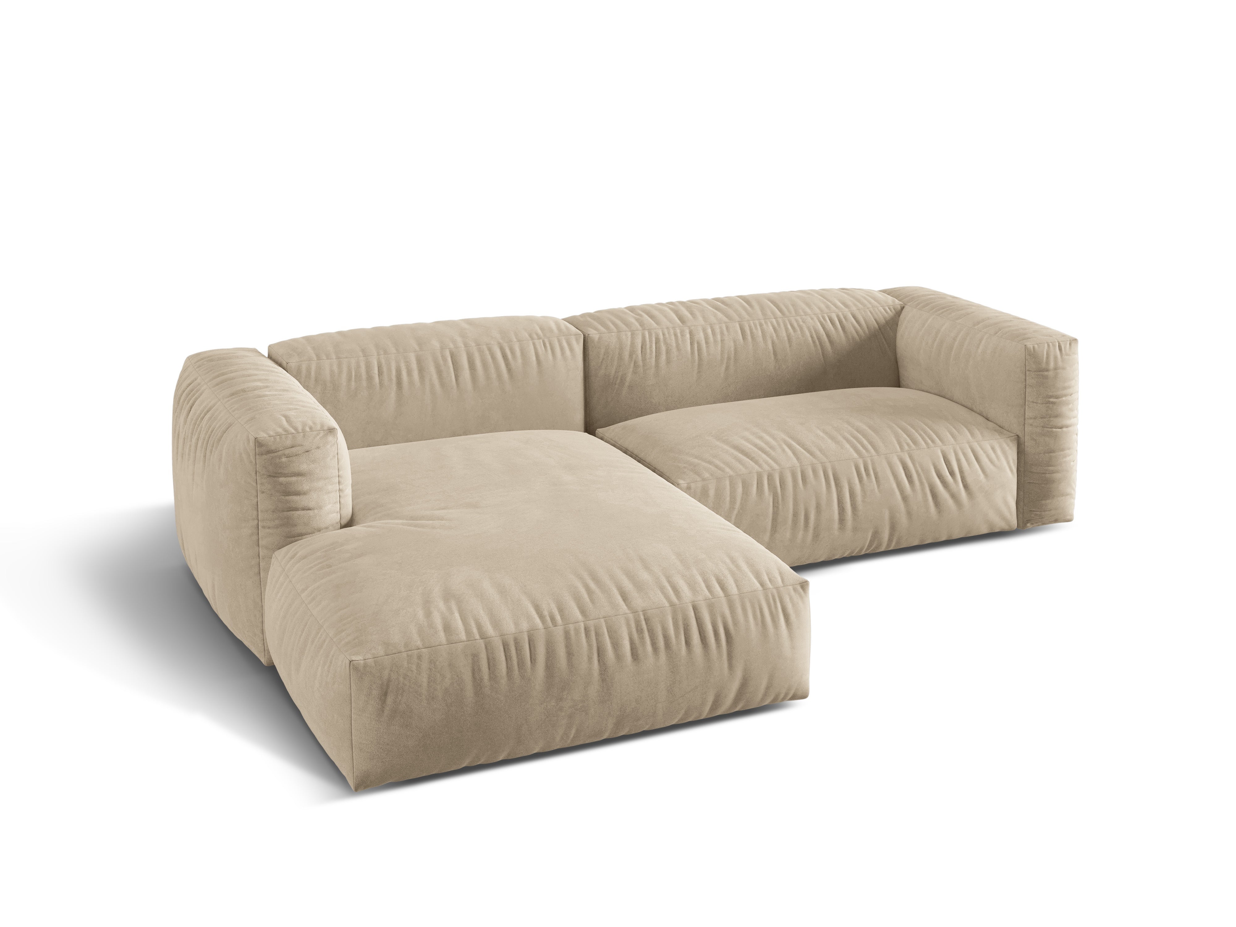 Ecksofa Martina, 280x176cm, Material: Samt