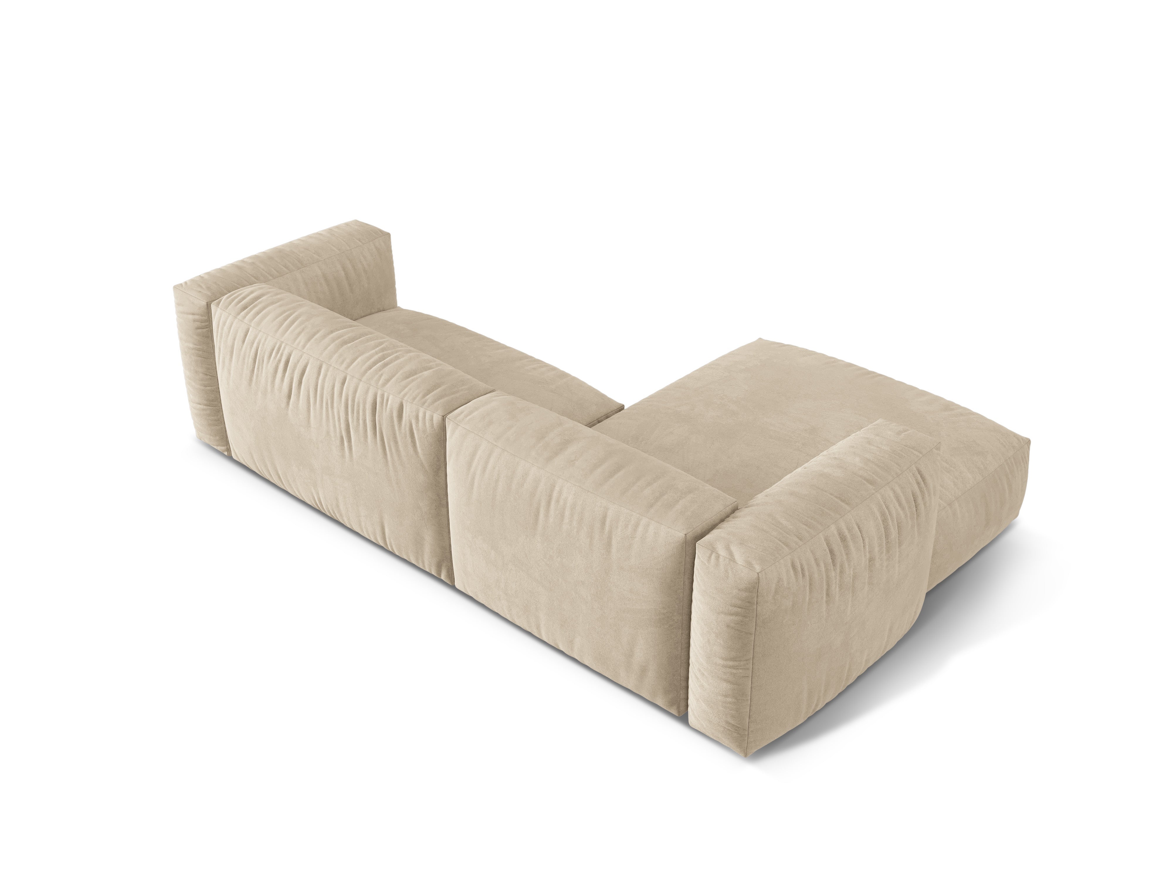 Ecksofa Martina, 280x176cm, Material: Samt