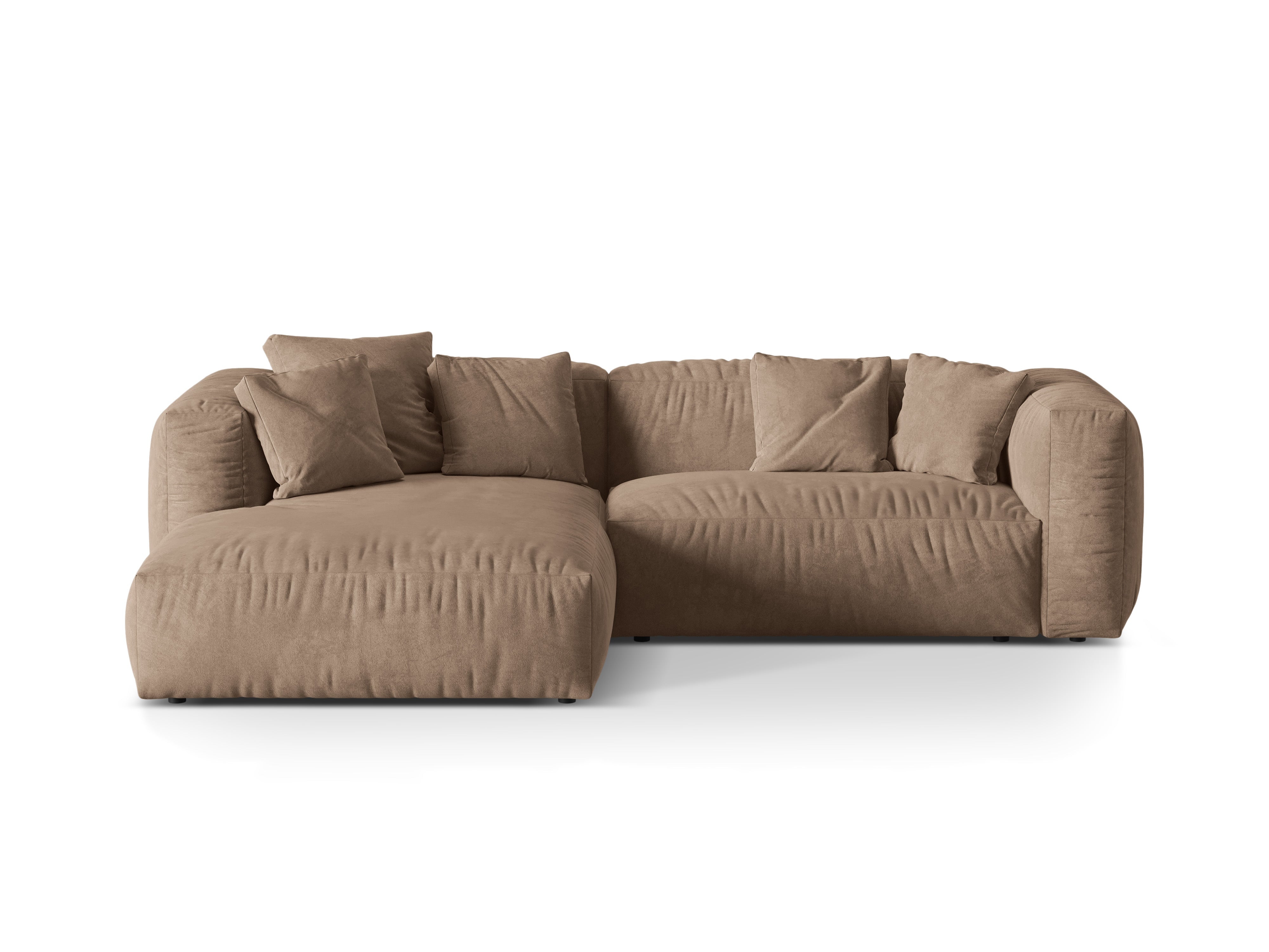 Ecksofa Martina, 280x176cm, Material: Samt