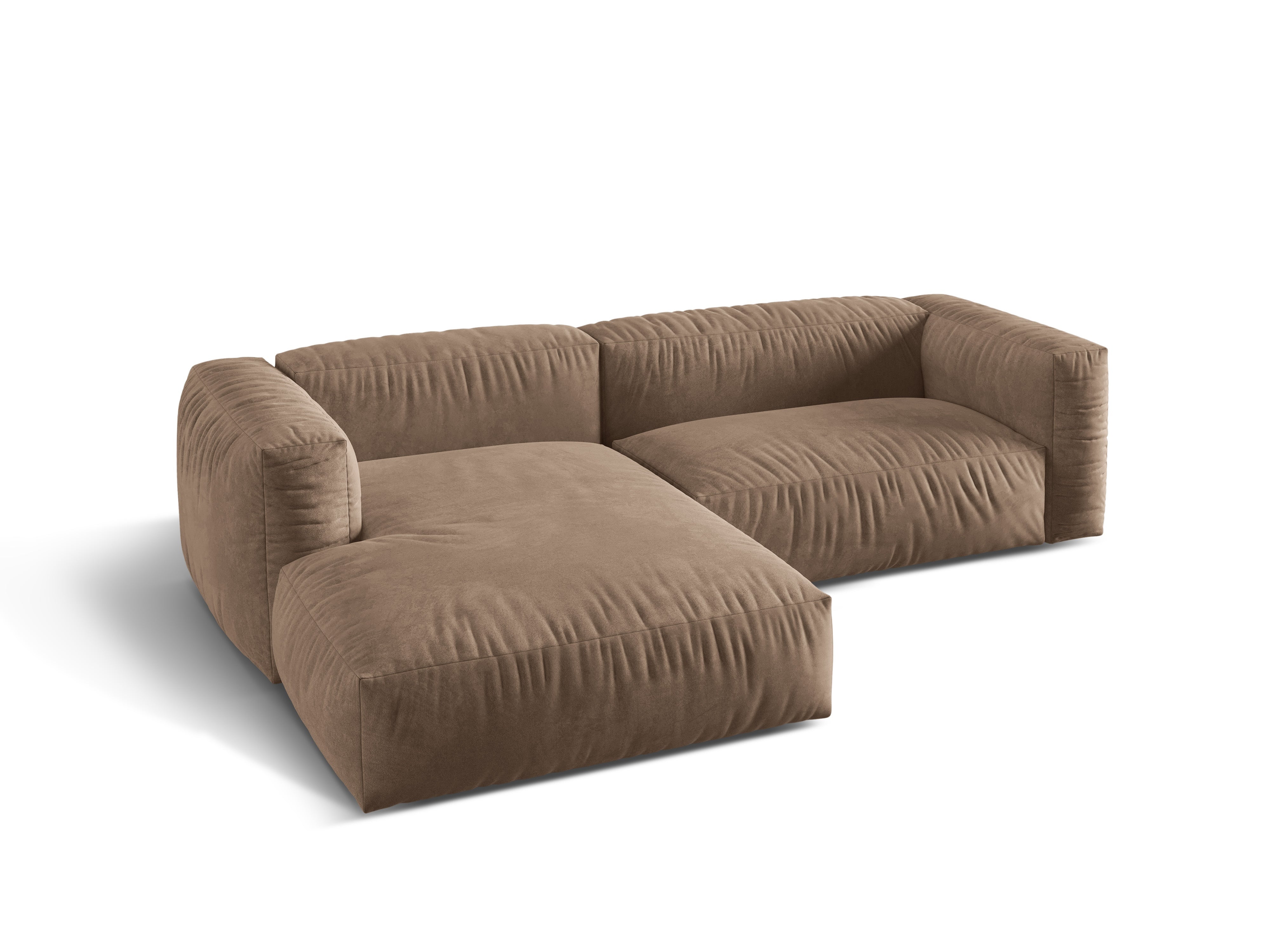 Ecksofa Martina, 280x176cm, Material: Samt