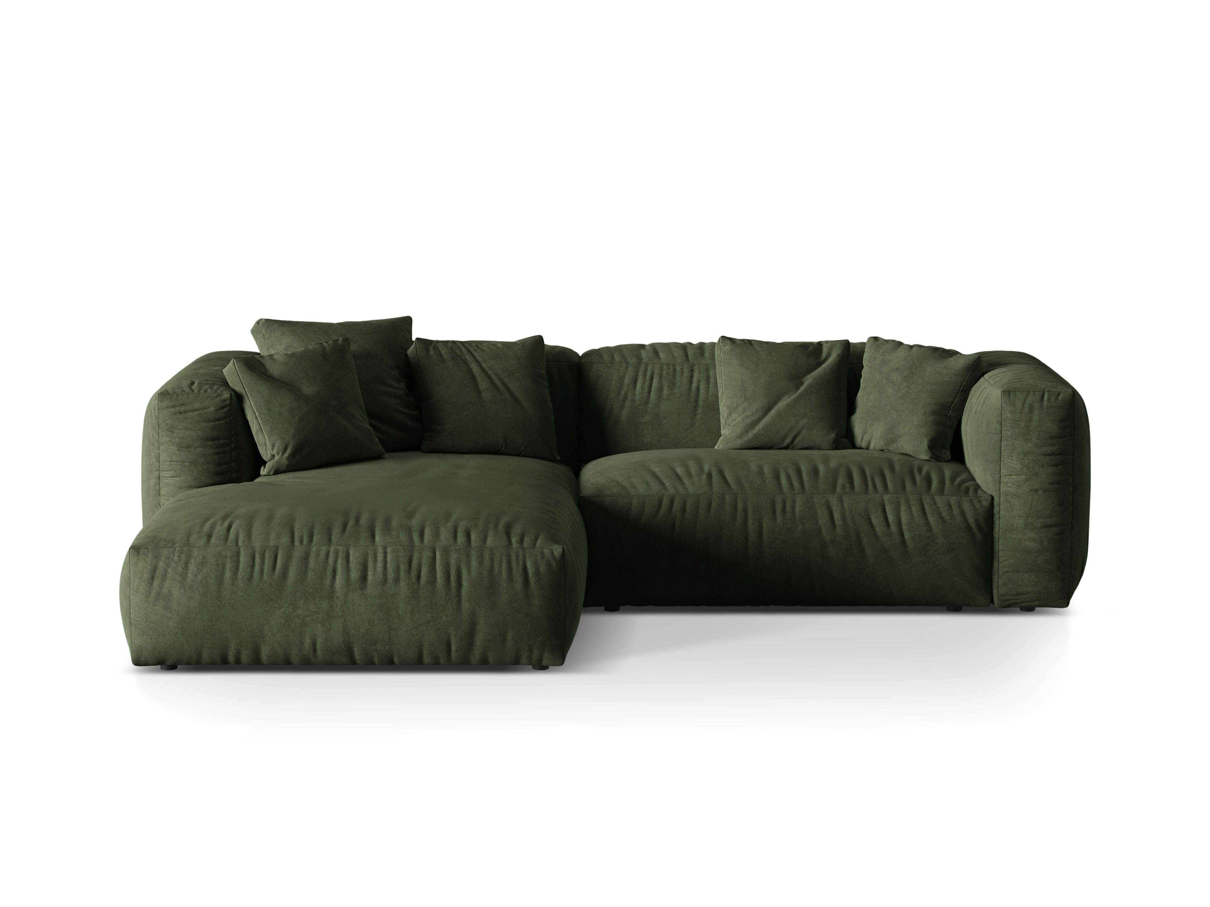 Ecksofa Martina, 280x176cm, Material: Samt