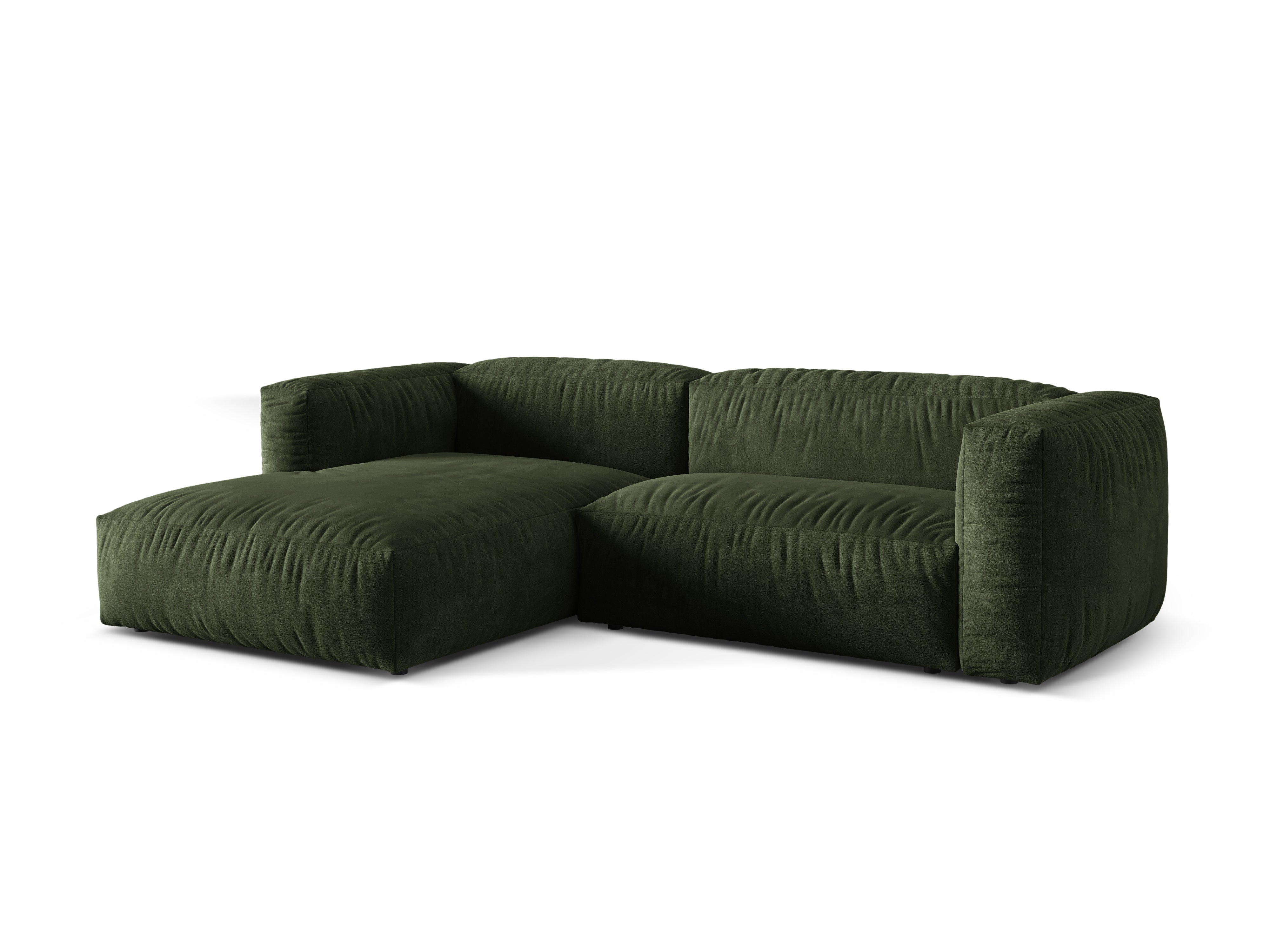 Ecksofa Martina, 280x176cm, Material: Samt