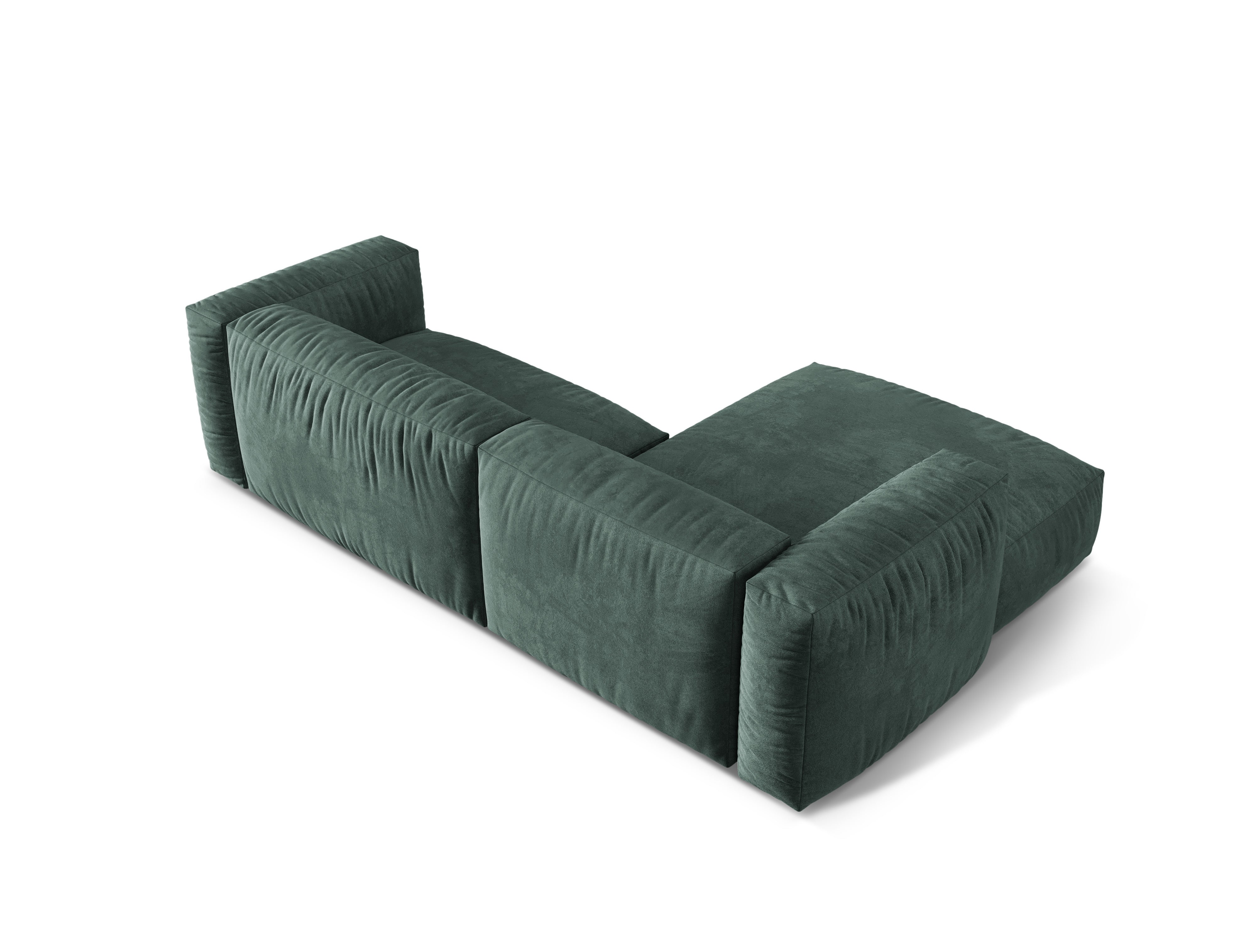 Ecksofa Martina, 280x176cm, Material: Samt
