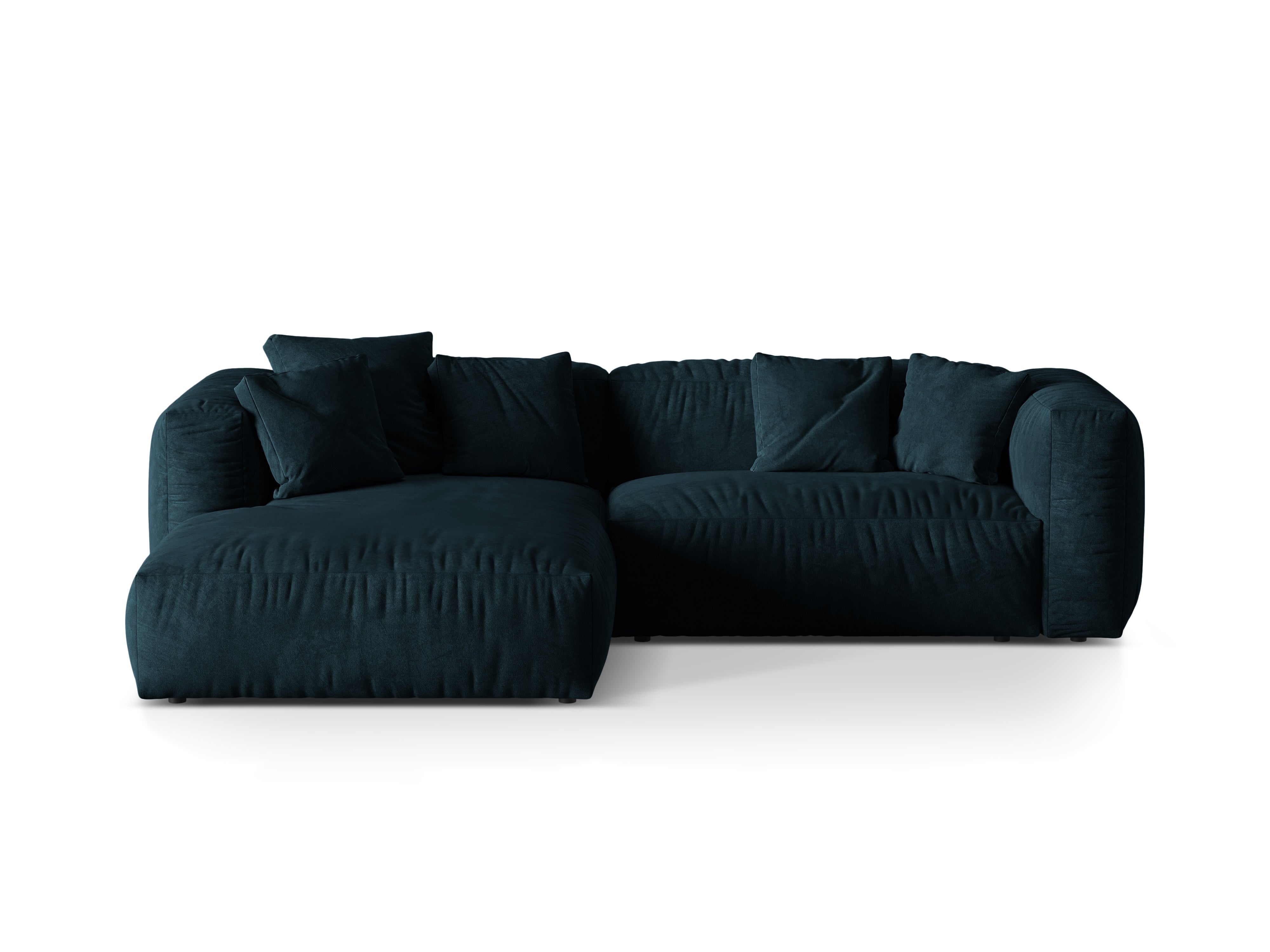 Ecksofa Martina, 280x176cm, Material: Samt