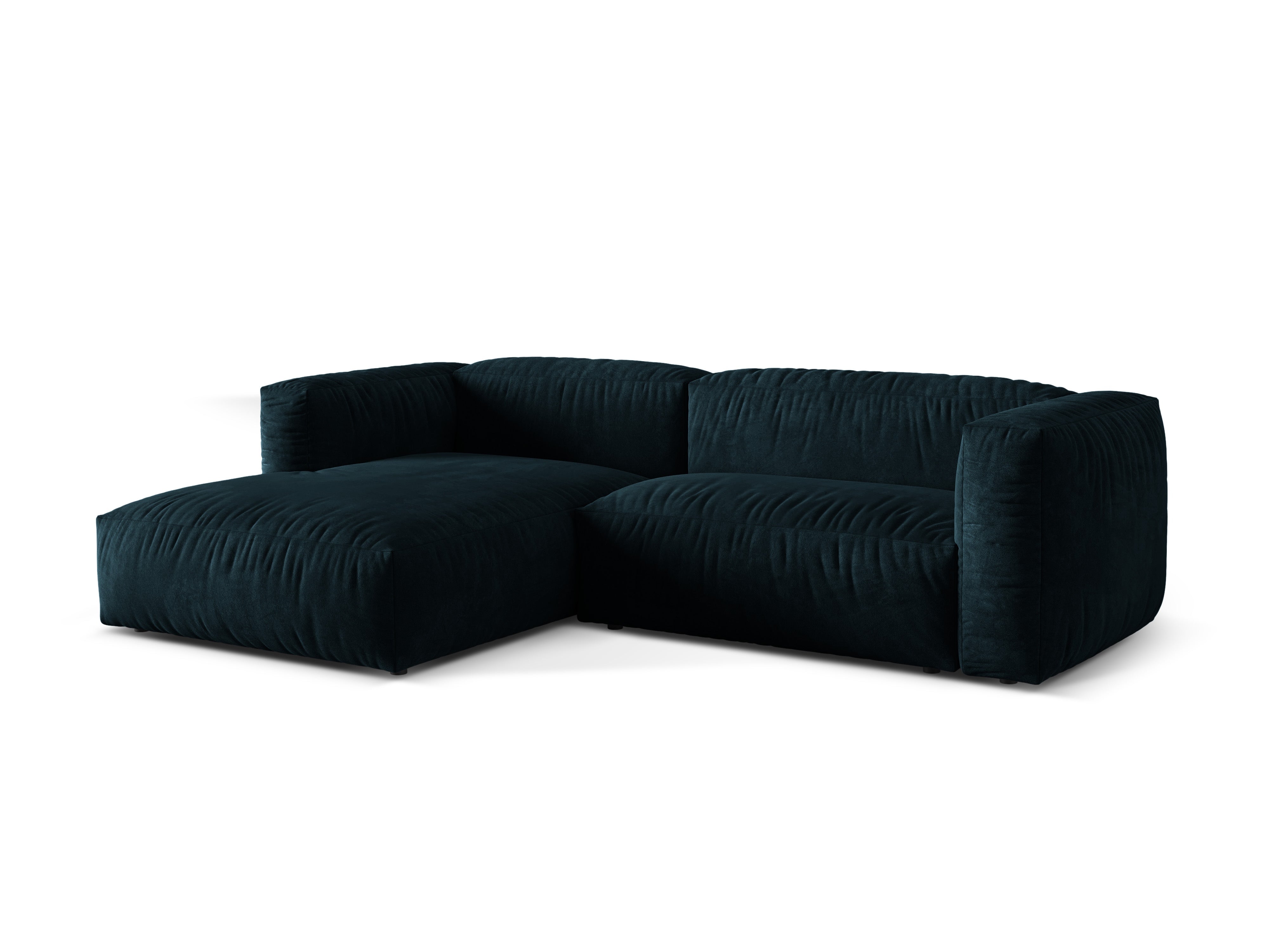 Ecksofa Martina, 280x176cm, Material: Samt