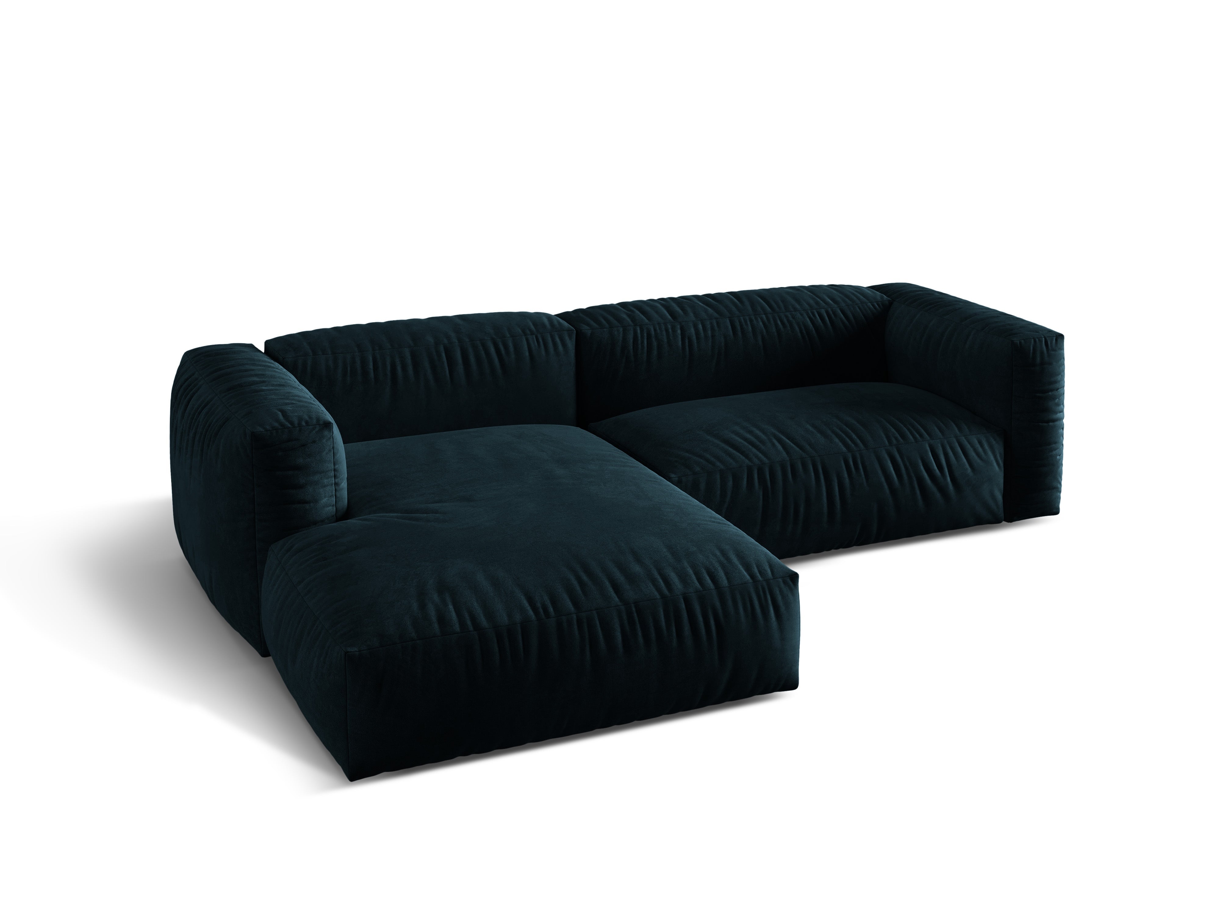 Ecksofa Martina, 280x176cm, Material: Samt