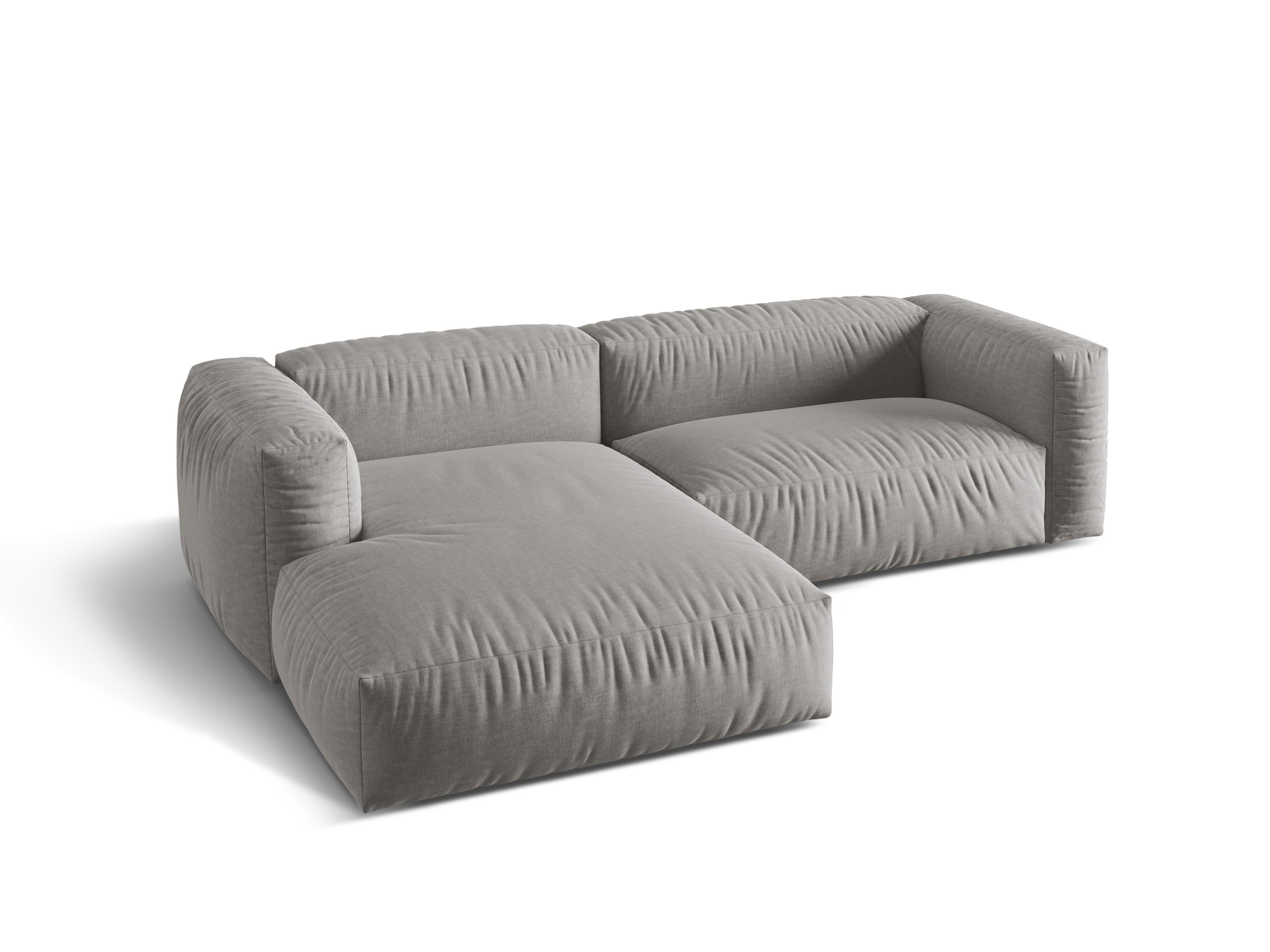 Ecksofa Martina, 280x176cm, Material: Strukturstoff