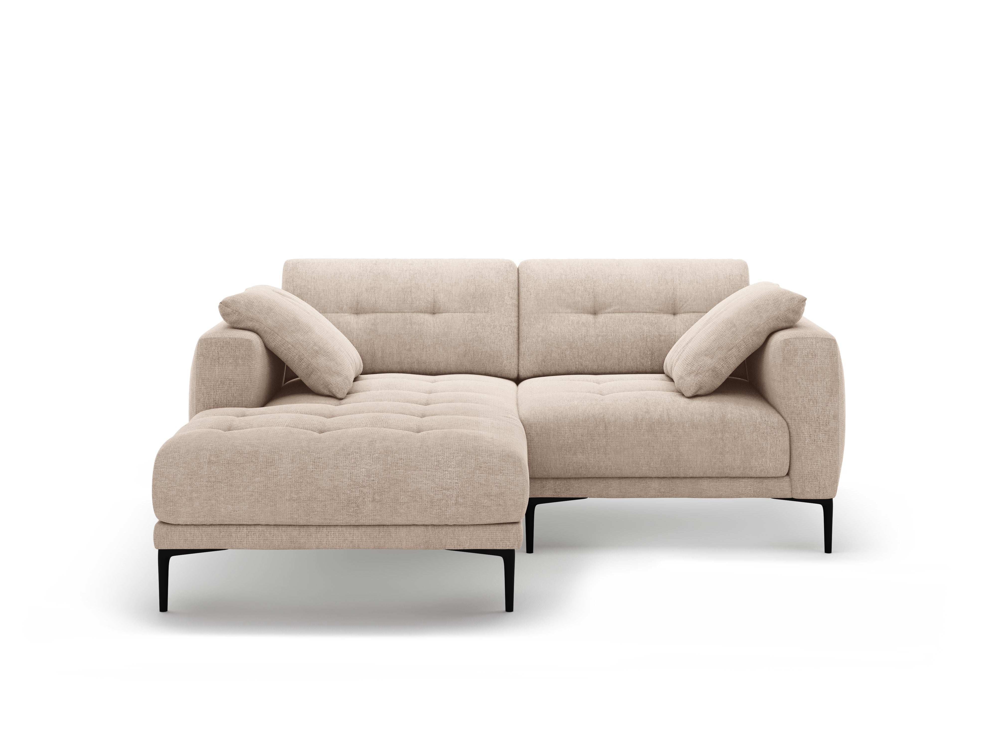 Eckgarnitur Bemy, 205x174cm, Material: Strukturstoff