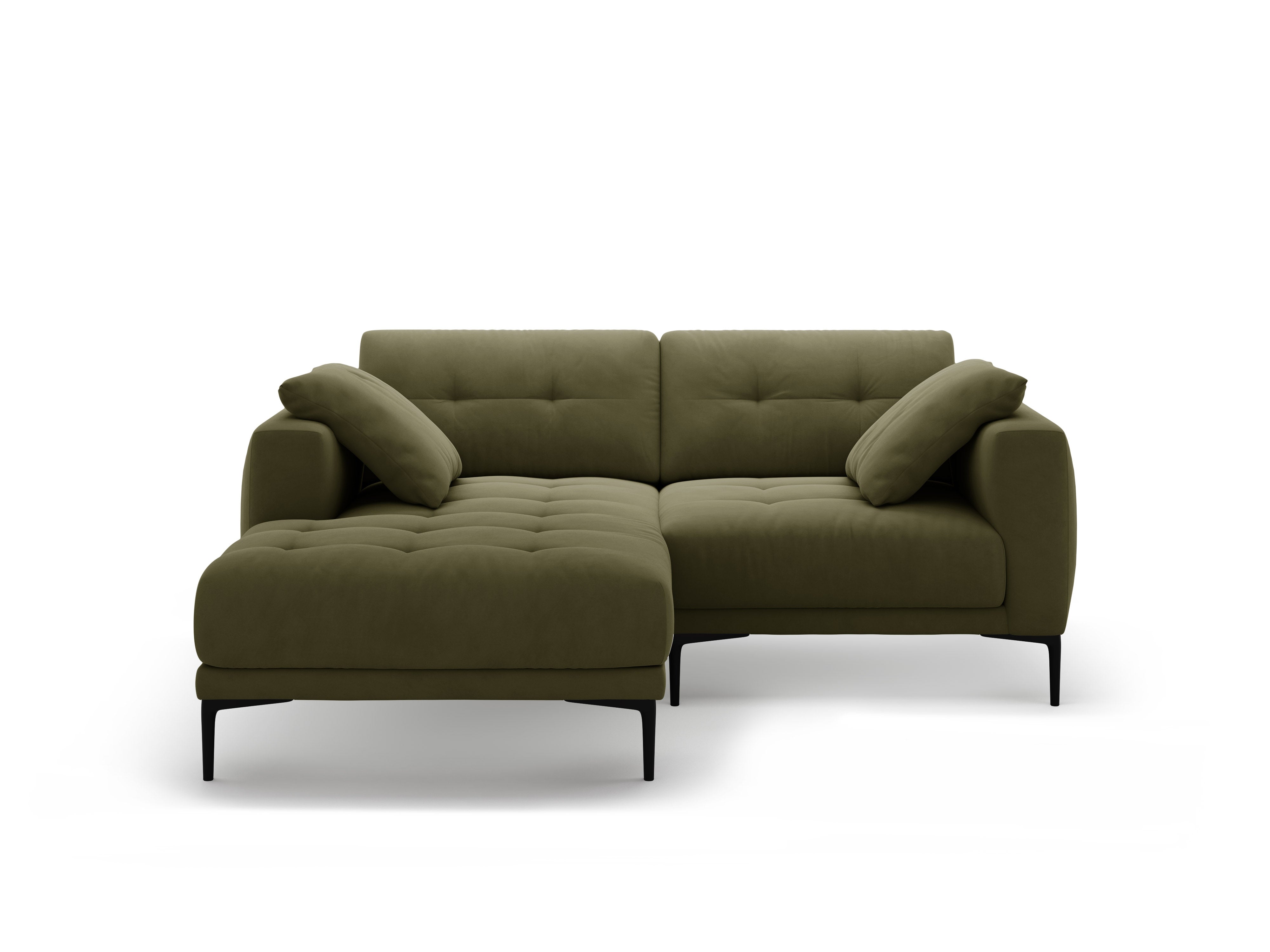 Eckgarnitur Bemy, 205x174cm, Material: Samt