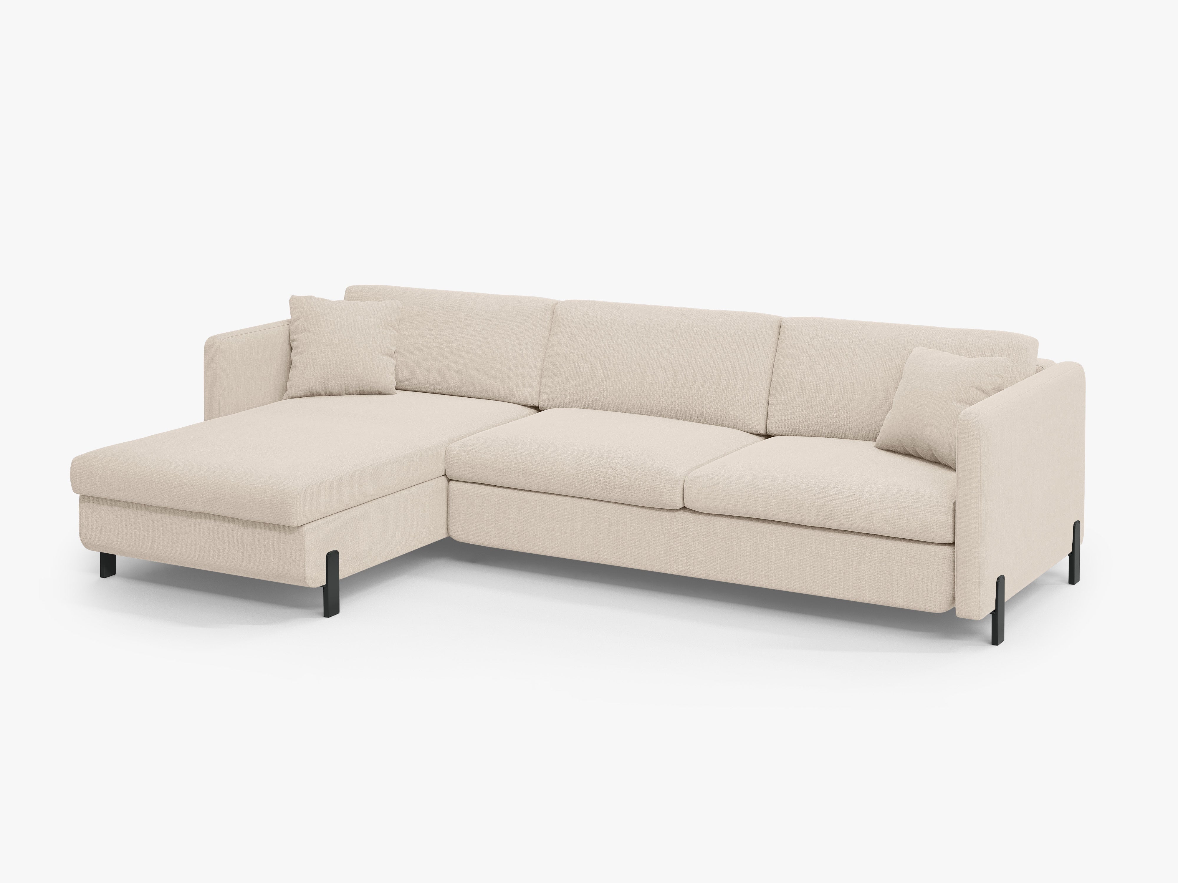 Ecksofa Gloria 280x170cm, Material: Strukturstoff