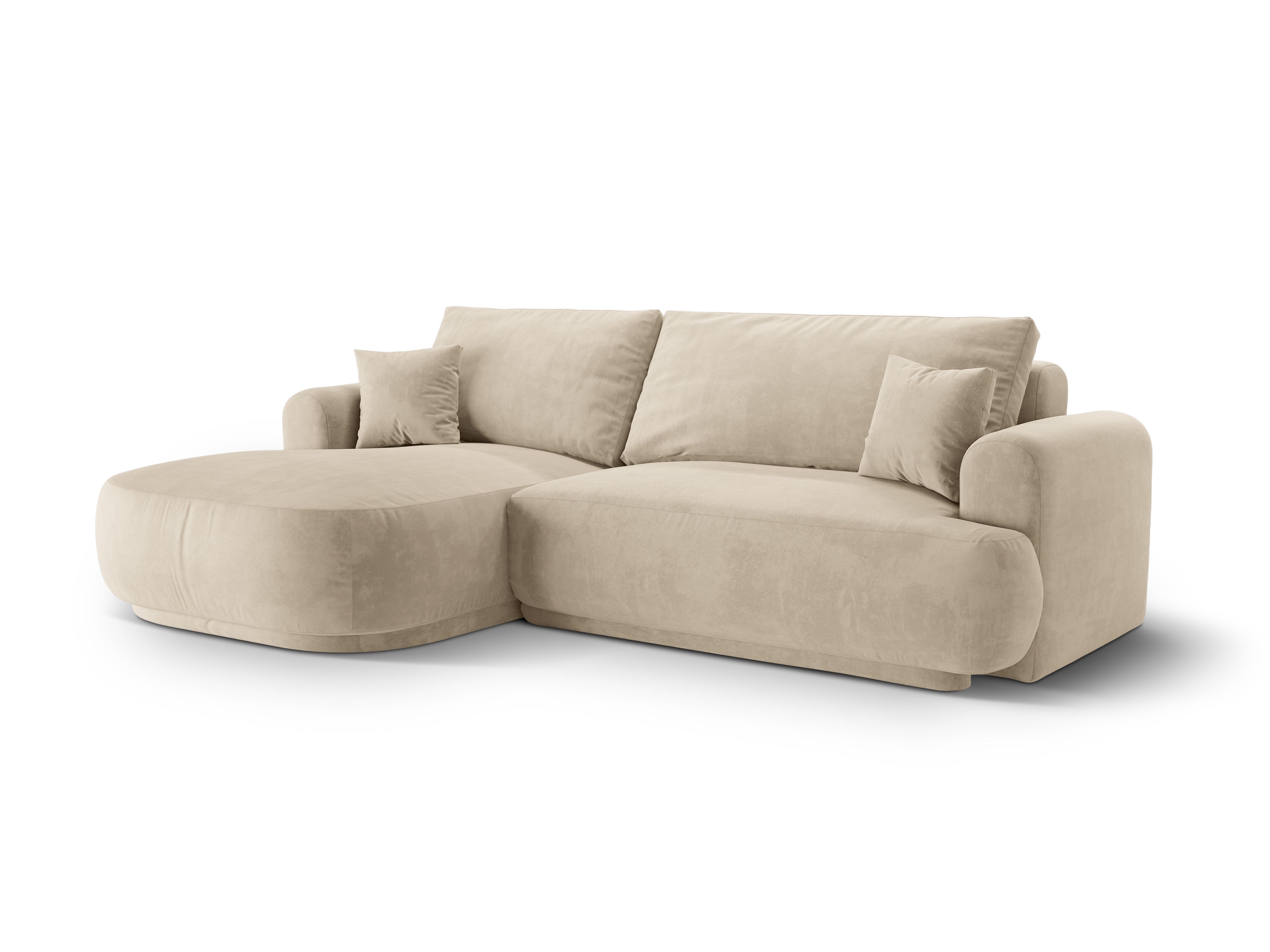 Ecksofa Ella 271x174cm, Material: Samt