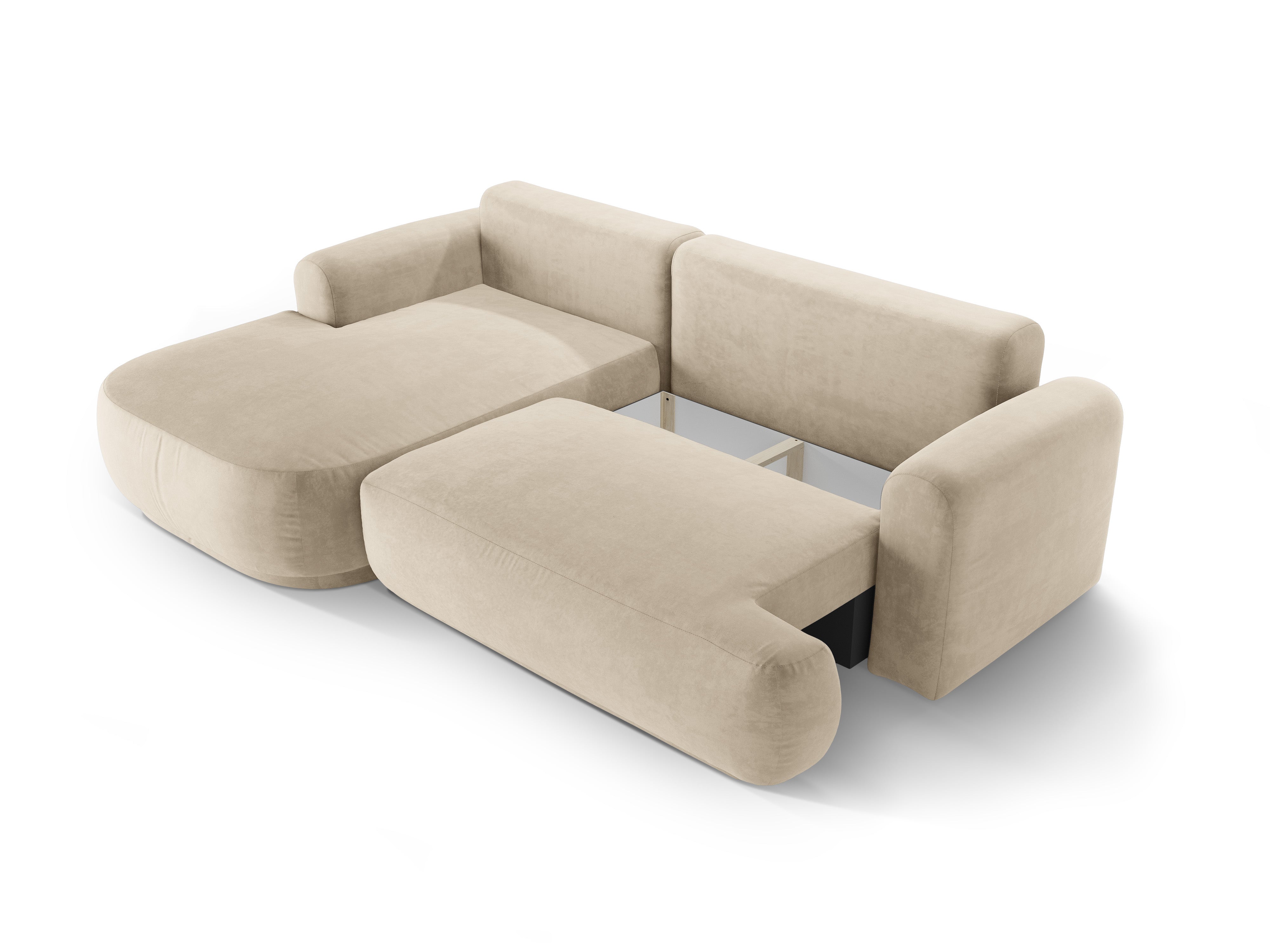 Ecksofa Ella 271x174cm, Material: Samt