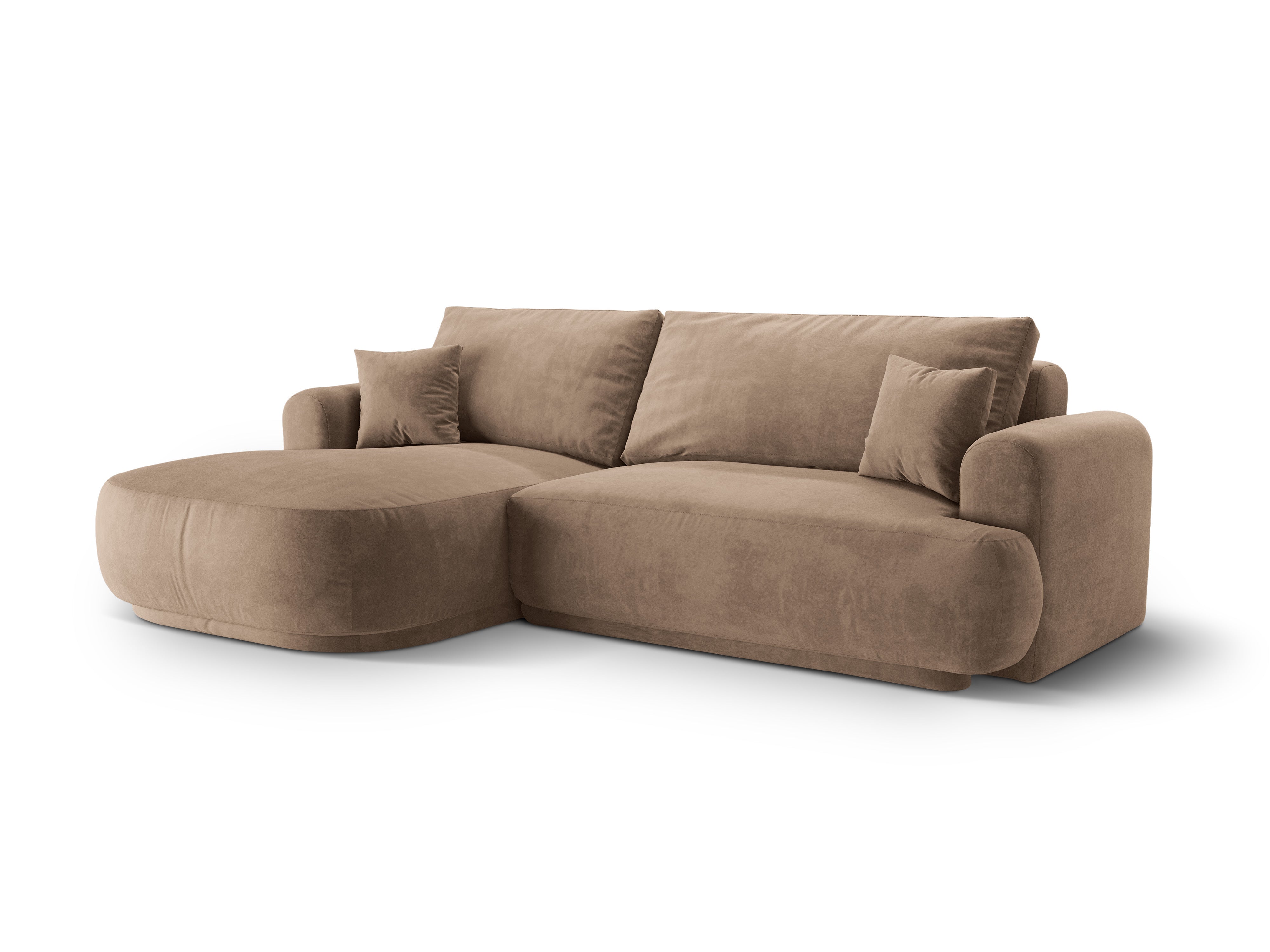 Ecksofa Ella 271x174cm, Material: Samt