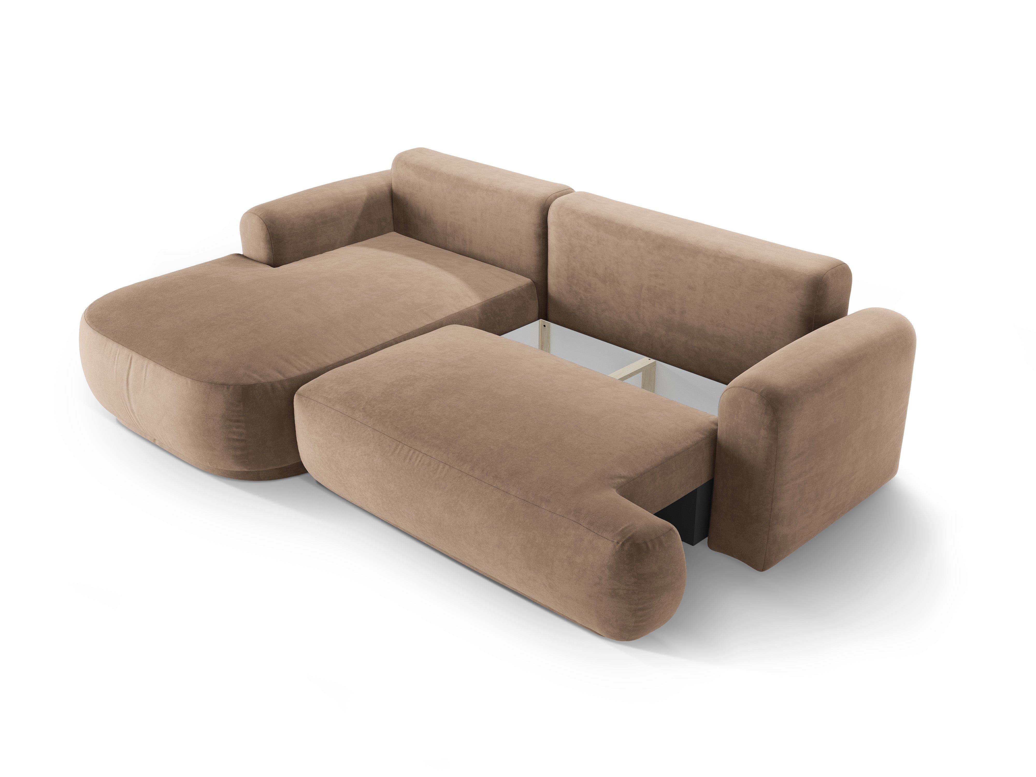 Ecksofa Ella 271x174cm, Material: Samt