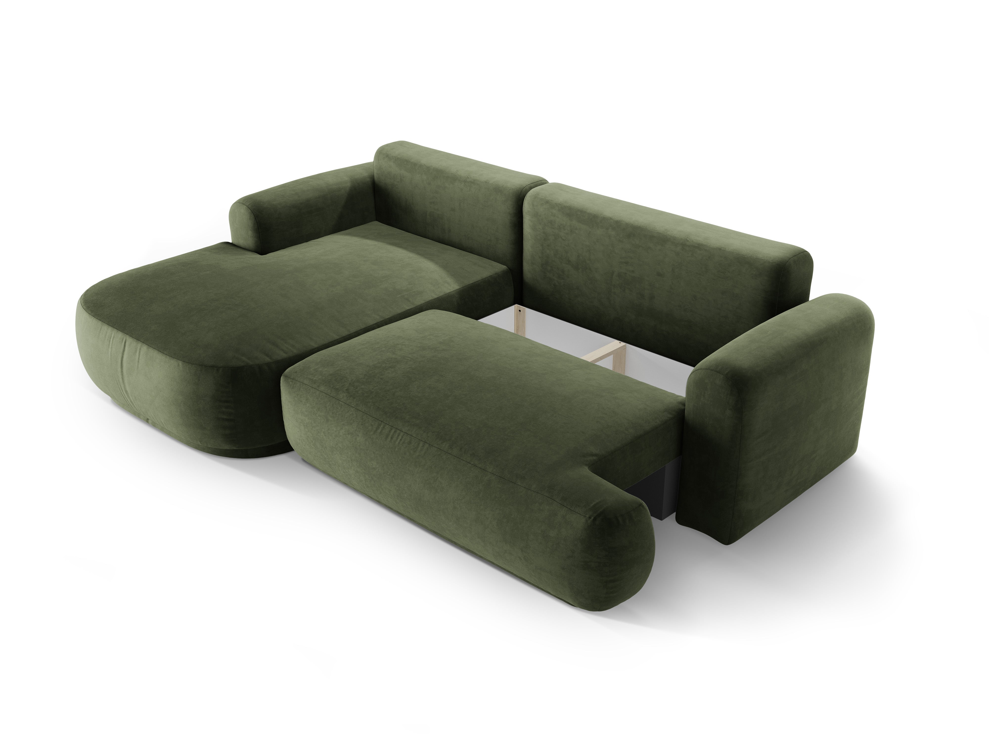 Ecksofa Ella 271x174cm, Material: Samt