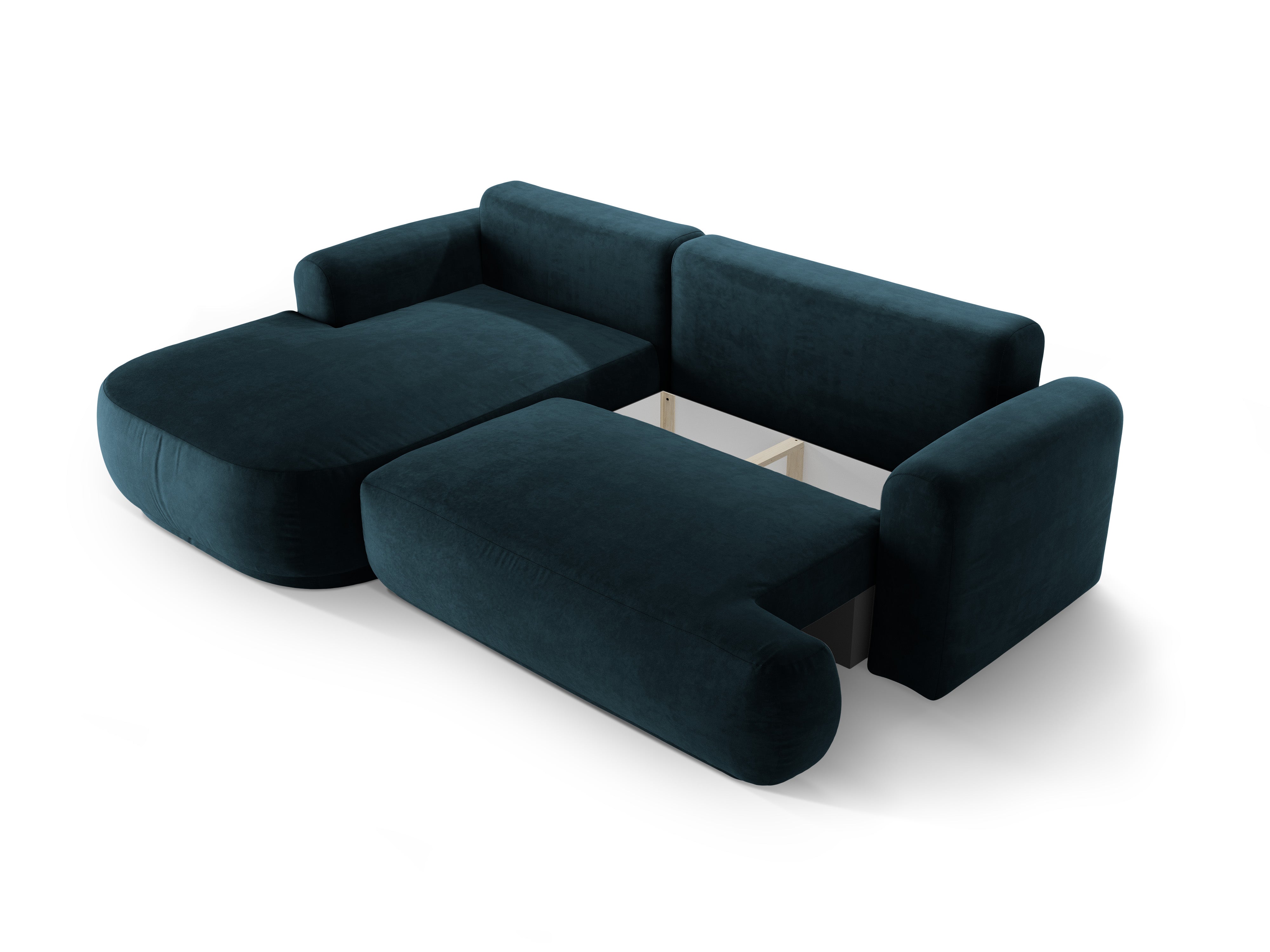 Ecksofa Ella 271x174cm, Material: Samt